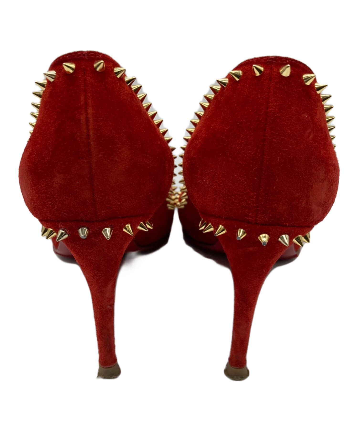 Christian Louboutinスウエード スタッズ　パンプスsize38 中古・古着通販】Christian Louboutin (クリスチャン・ルブタン