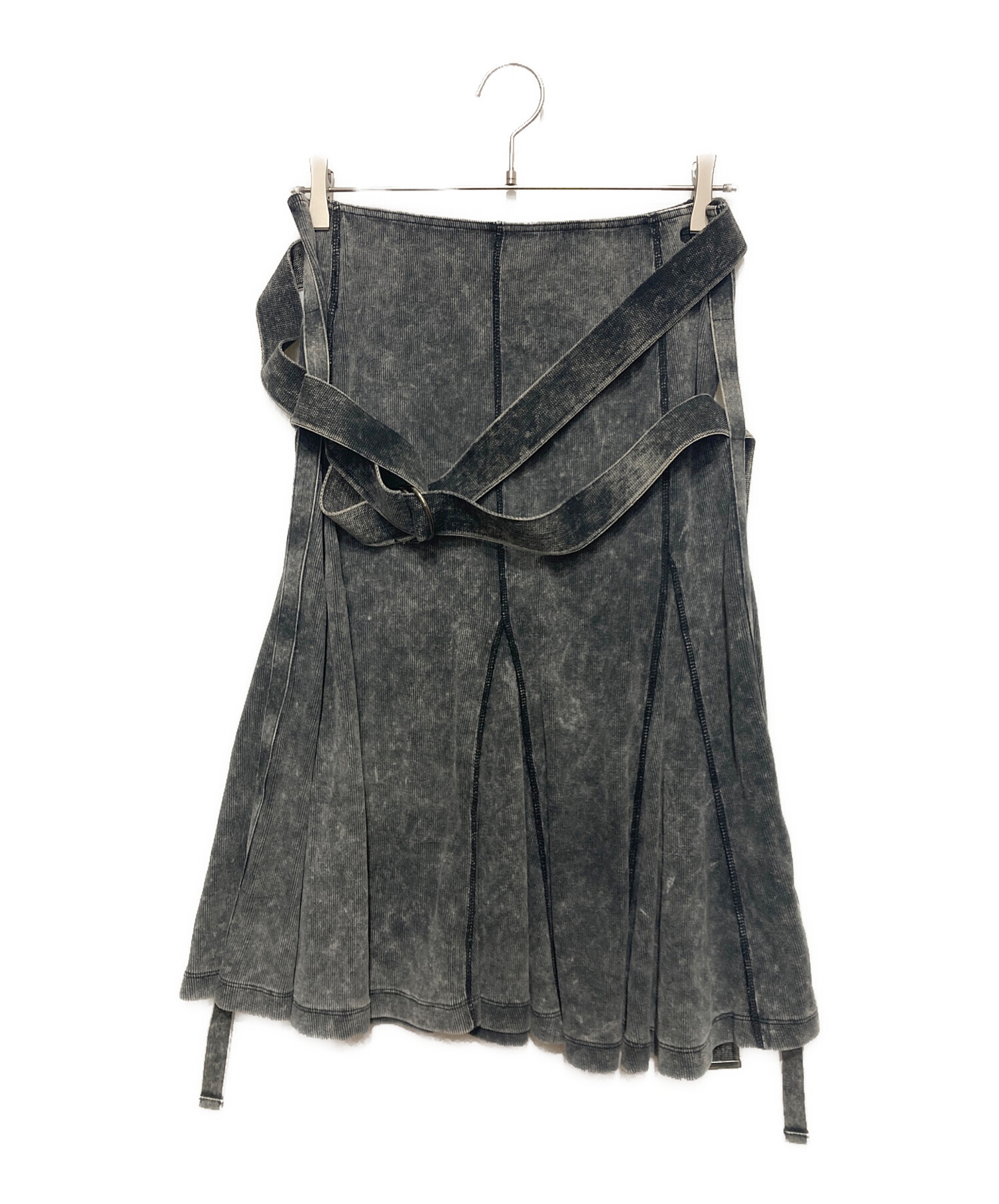 新品タグ付DIESEL 定価4.9万 O-VENUS ヴィンテージ加工 スカート 中古・古着通販】DIESEL (ディーゼル) O-VENUS フレアスカート グレー
