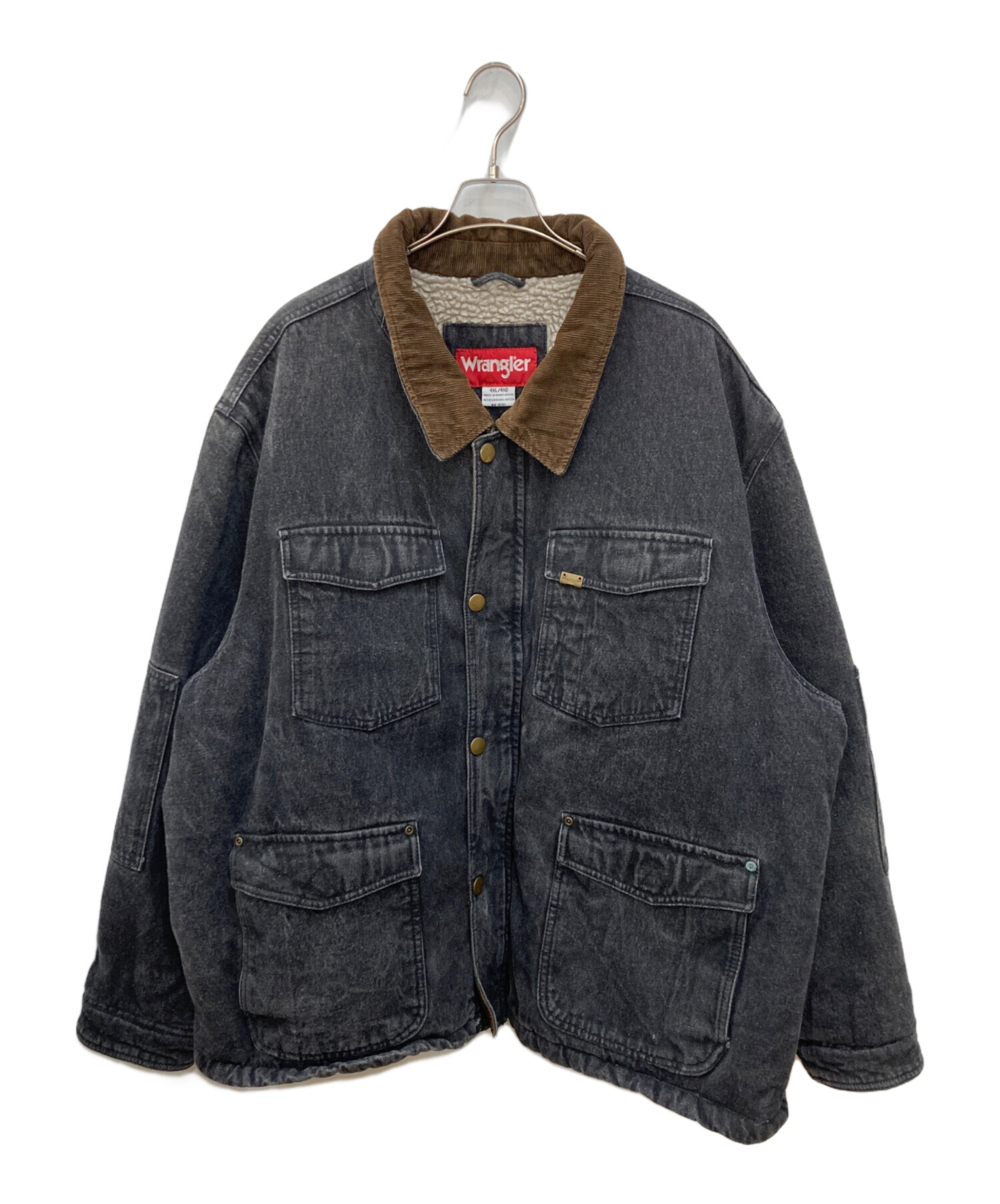 中古・古着通販】Wrangler (ラングラー) 裏ボアジャケット グレー