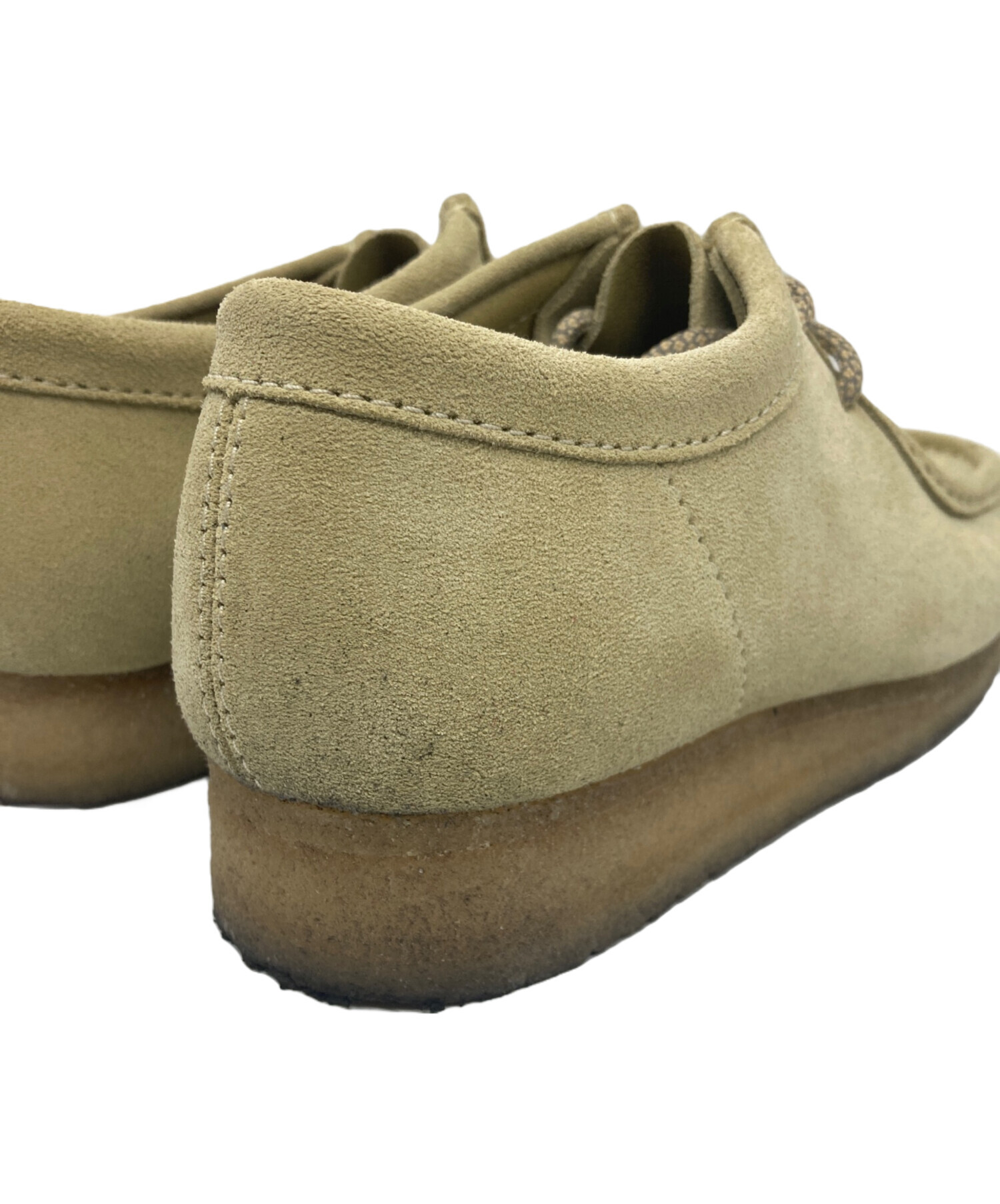 CLARKSワラビー　ベージュ25.5cm 美品 中古・古着通販】CLARKS (クラークス) ワラビーシューズ ベージュ