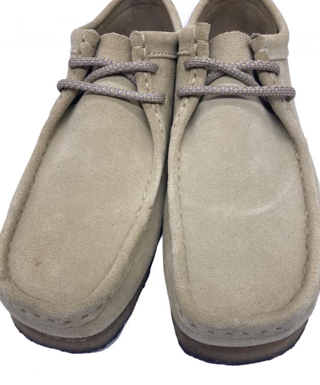 CLARKSワラビー　ベージュ25.5cm 美品 中古・古着通販】CLARKS (クラークス) ワラビーシューズ ベージュ