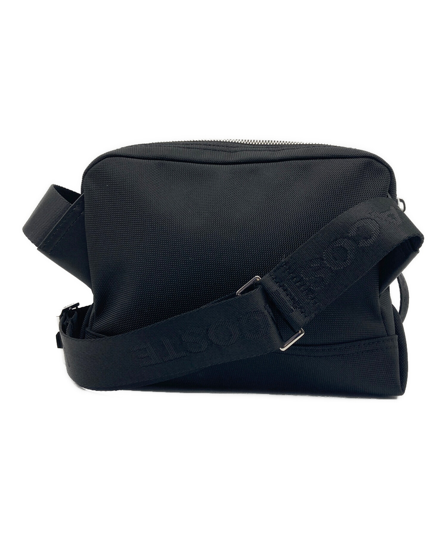 中古・古着通販】LACOSTE (ラコステ) ショルダーロゴバッグ ブラック