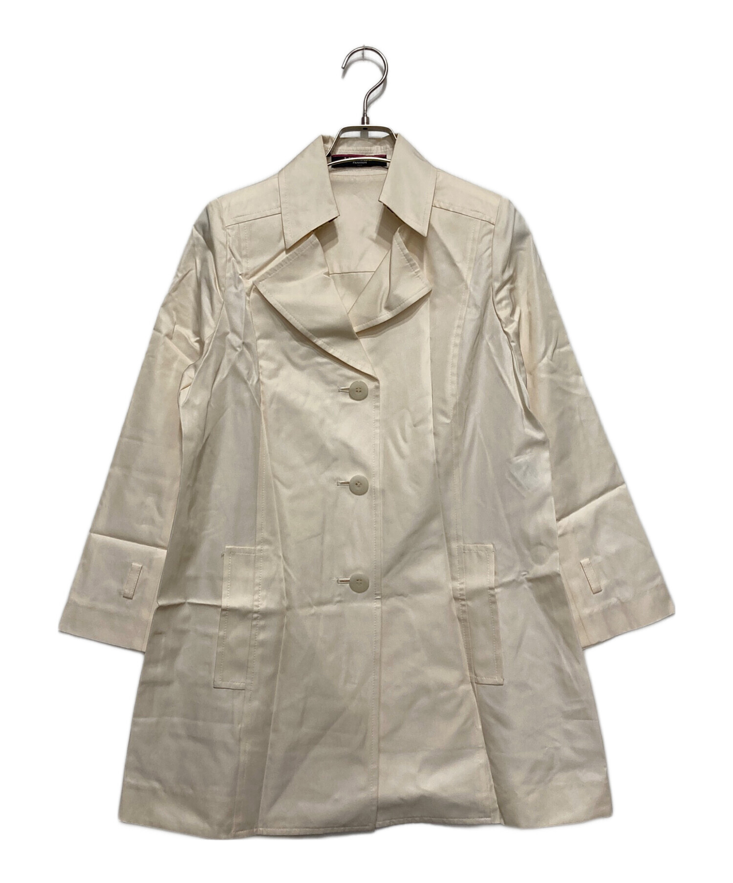 中古・古着通販】LEONARD (レオナール) シルクハーフコート アイボリー