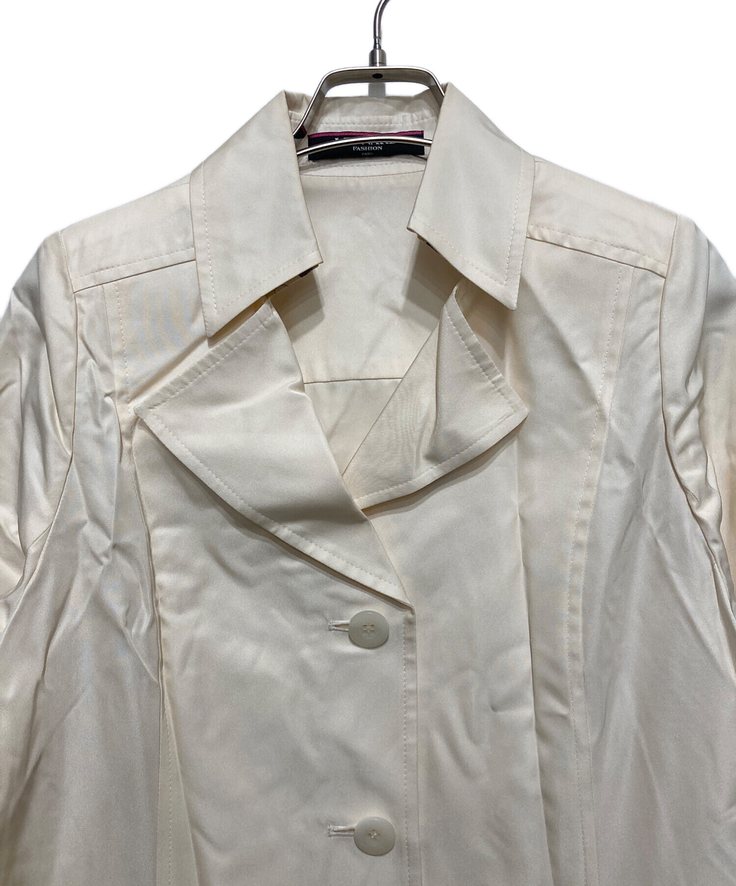 中古・古着通販】LEONARD (レオナール) シルクハーフコート アイボリー