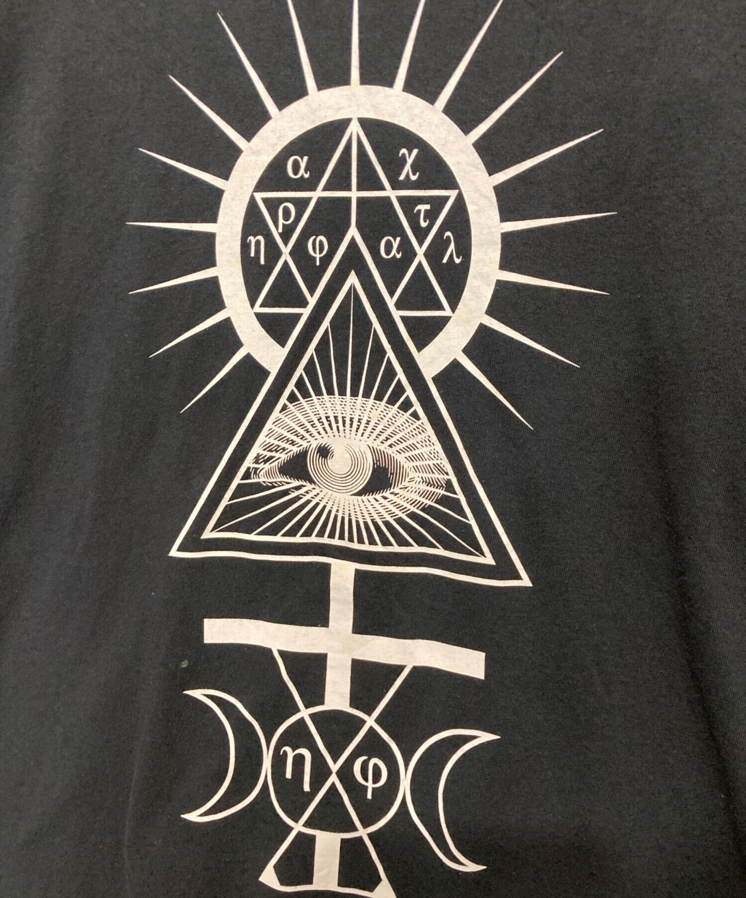 中古・古着通販】H FRACTAL (エイチフラクタル) Tシャツ ブラック 