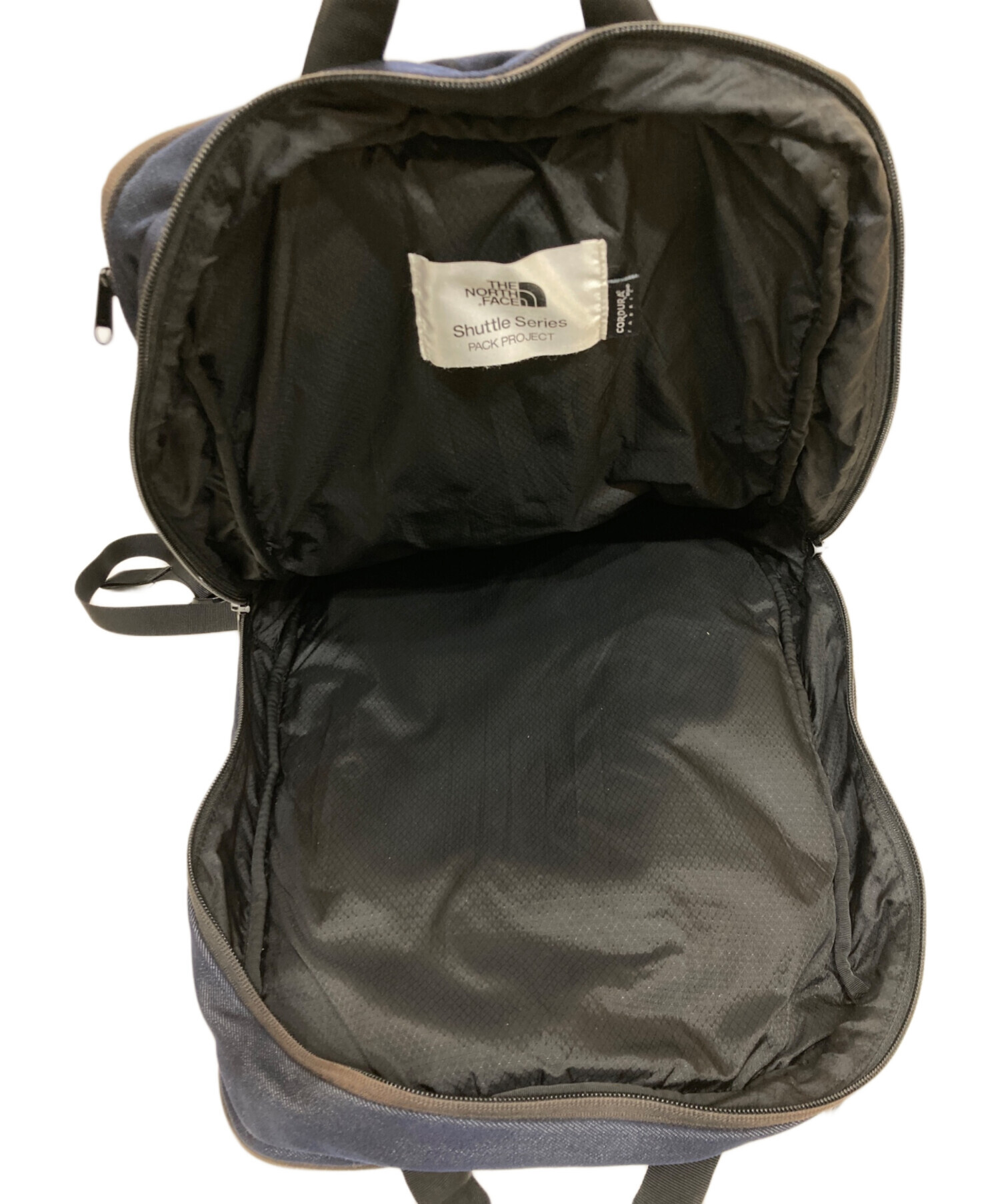 NORTH FACE Shuttle Series バックパック ネイビー PCバッグの新定番 