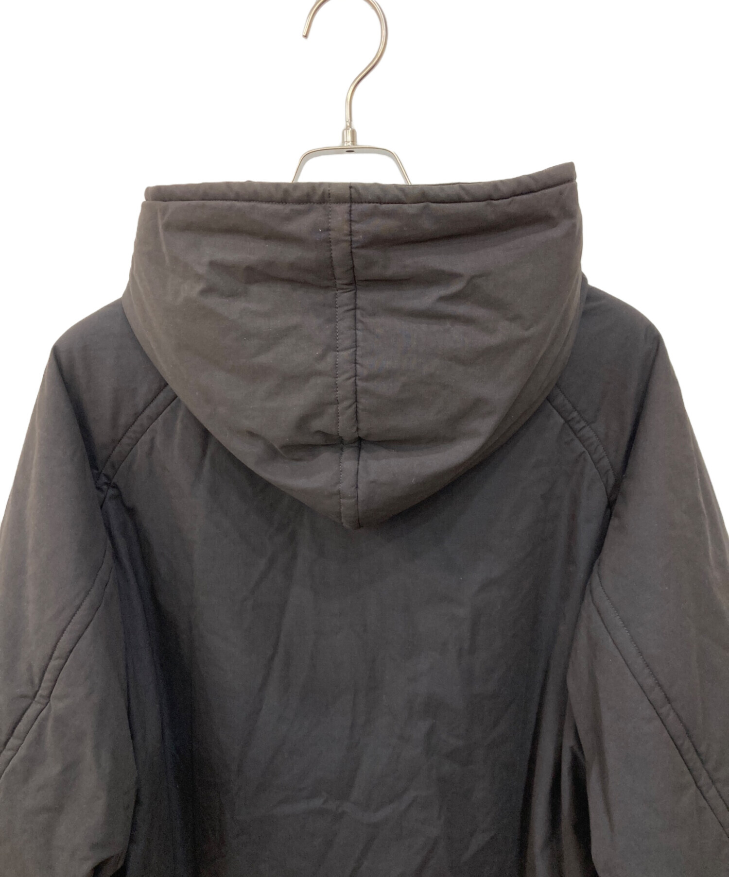 中古・古着通販】COMOLI (コモリ) Insulation Hooded Coat ブラック