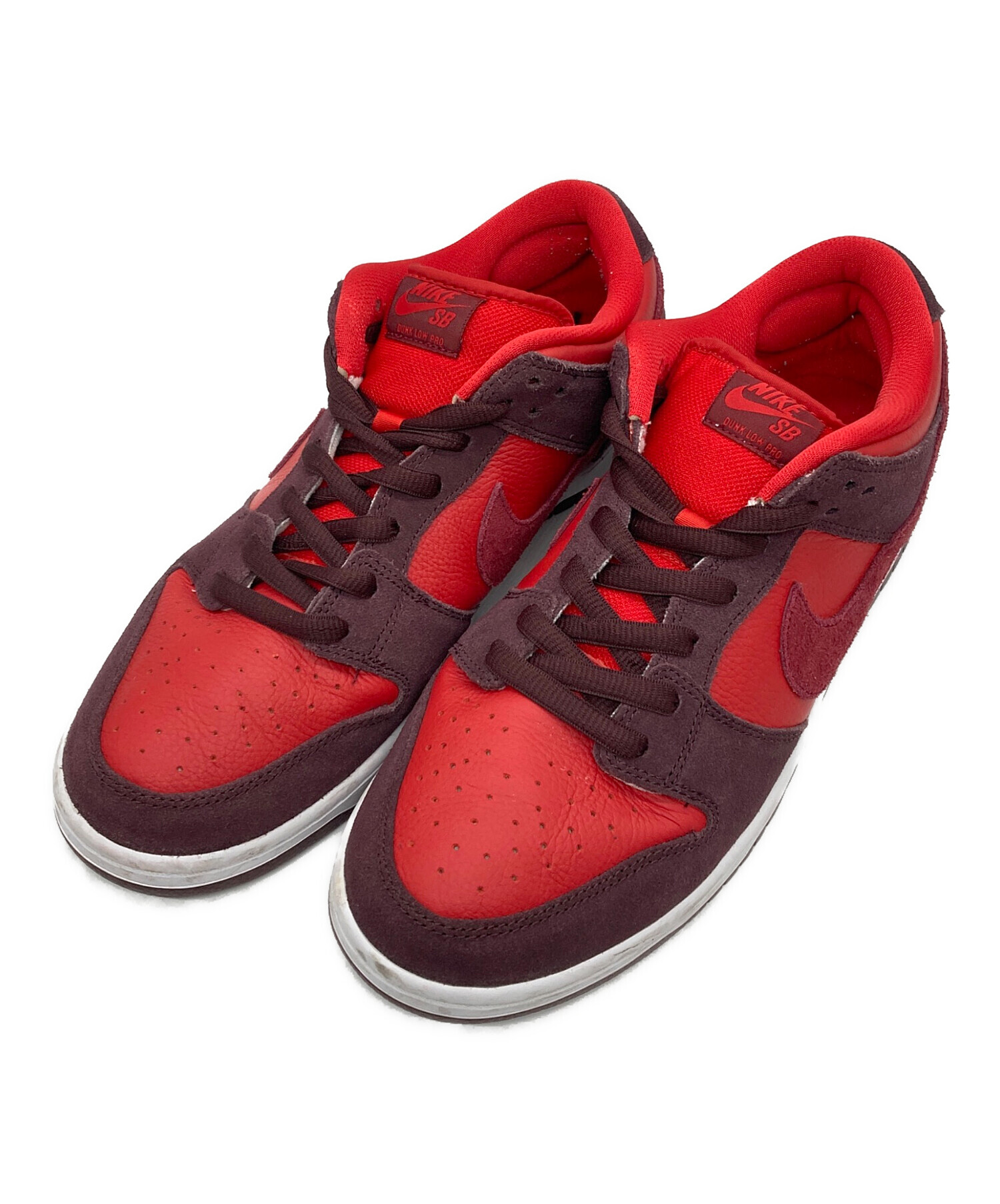 中古・古着通販】NIKE (ナイキ) SB Dunk Low Cherry レッド サイズ 