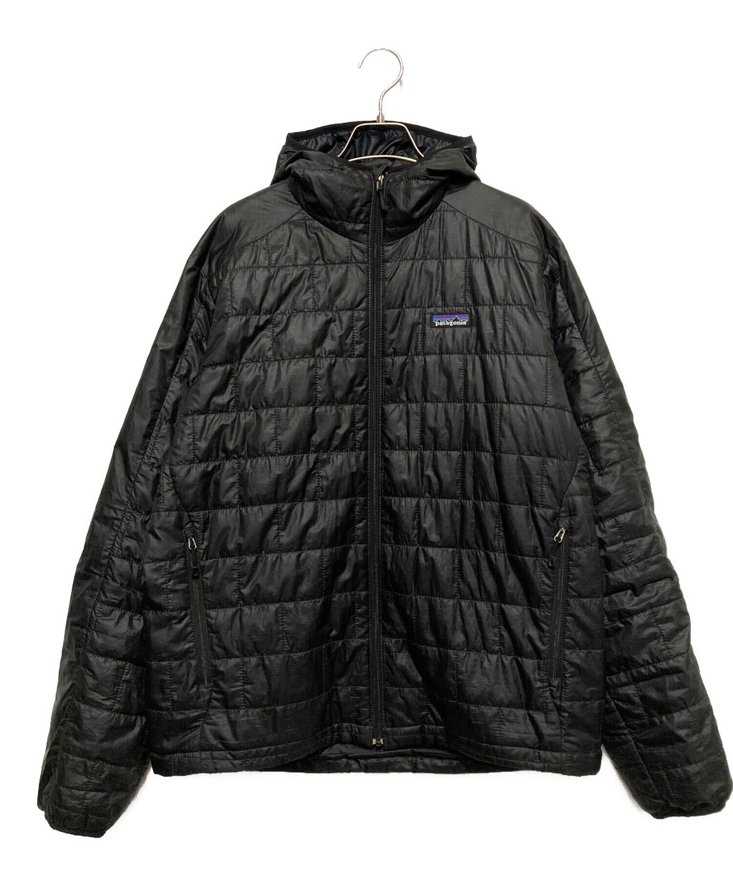 中古・古着通販】Patagonia (パタゴニア) ナノパフフーディー ブラック  