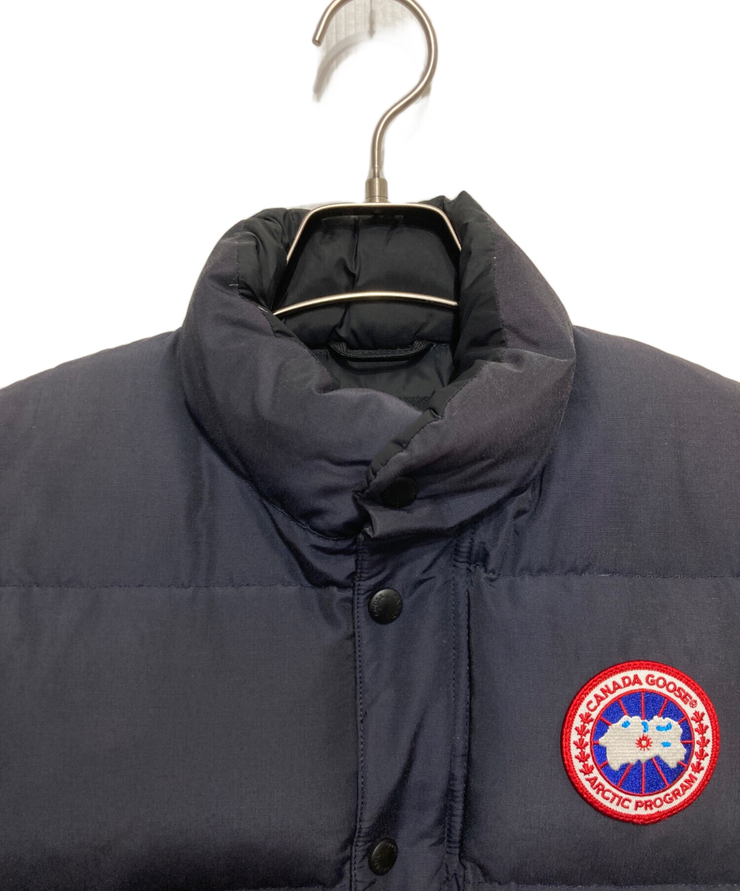 中古・古着通販】CANADA GOOSE (カナダグース) ダウンベスト ネイビー 
