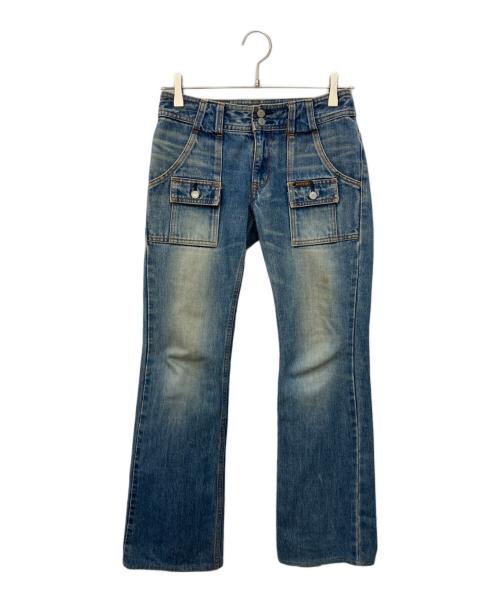 HYSTERIC GLAMOUR リバーシブル フレアデニム 総柄パンツ HYSTERIC GLAMOUR リバーシブル フレアデニム 総柄パンツ HYSTERIC