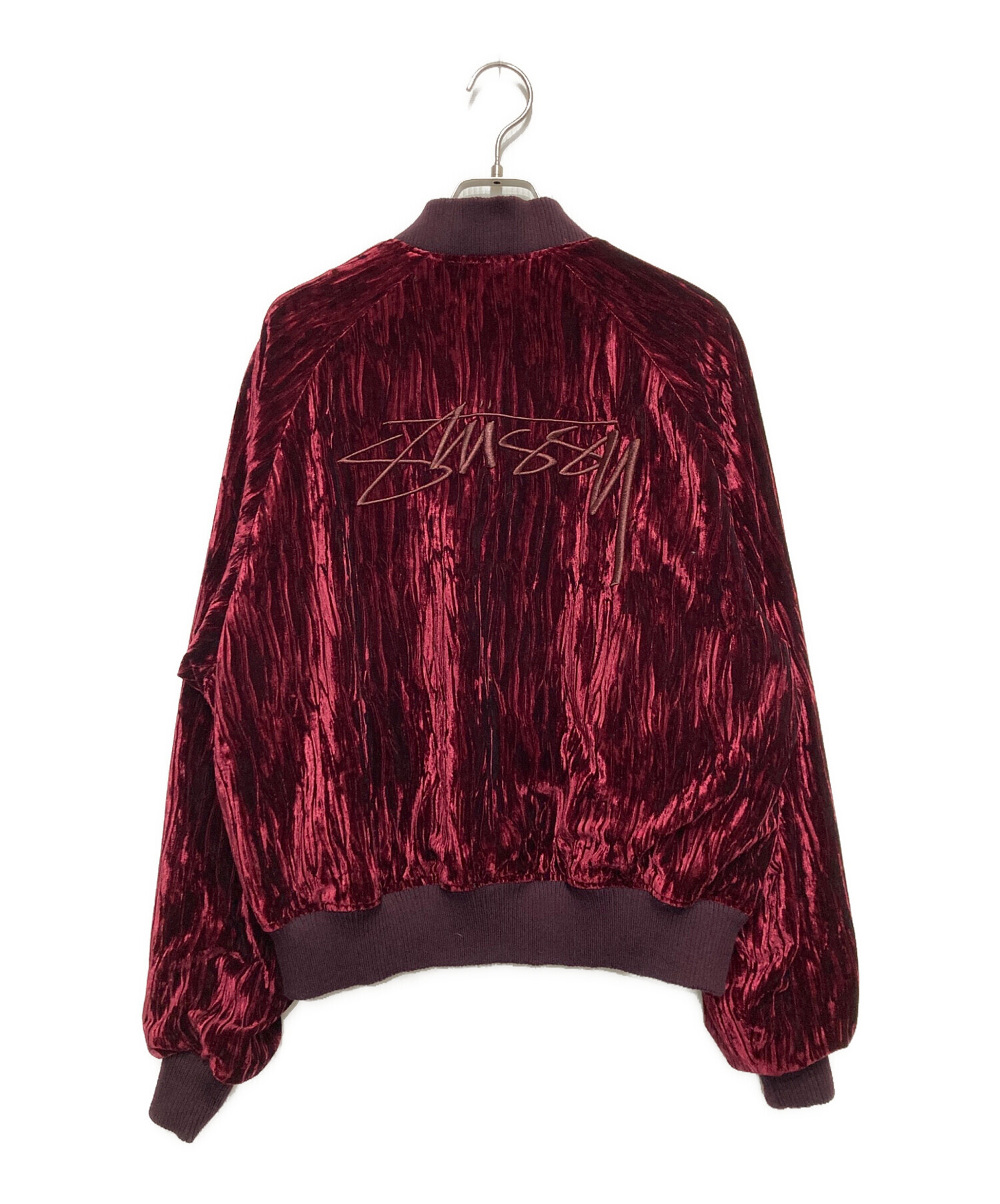 old stussy ベロア　ジャケット STUSSY ステューシー ジャケット メンズ Velour Paneled Track