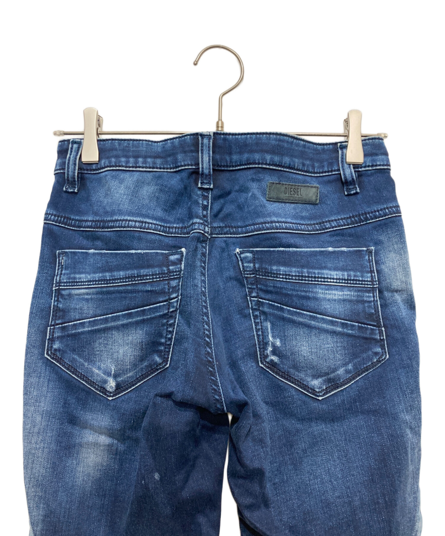 中古・古着通販】DIESEL (ディーゼル) ジョグダメージ加工デニムパンツ 