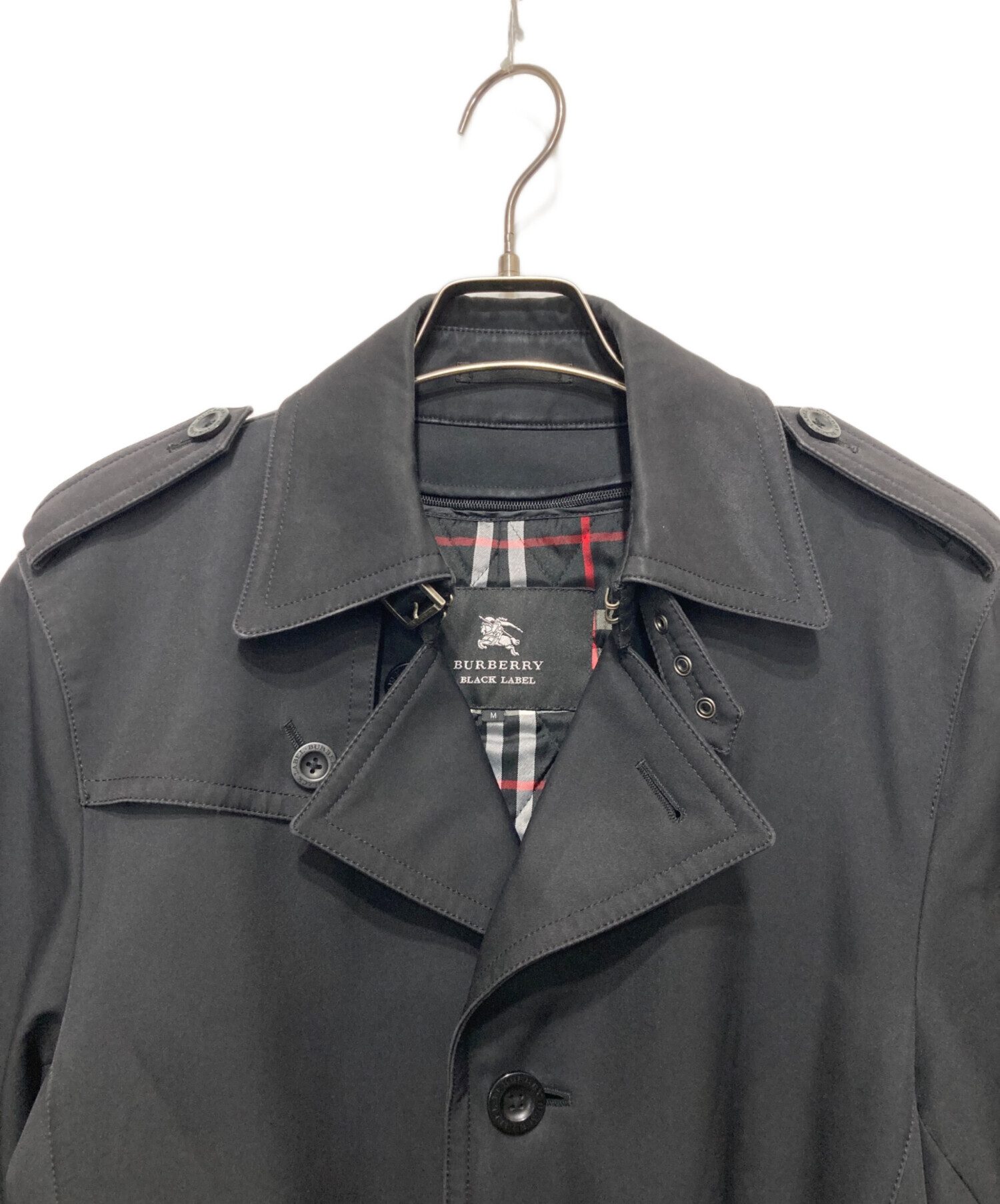 [値下げ処分価格] バーバリーブラックレーベル　ステンカラーコート　ライナー付 中古・古着通販】BURBERRY BLACK LABEL (バーバリーブラックレーベル