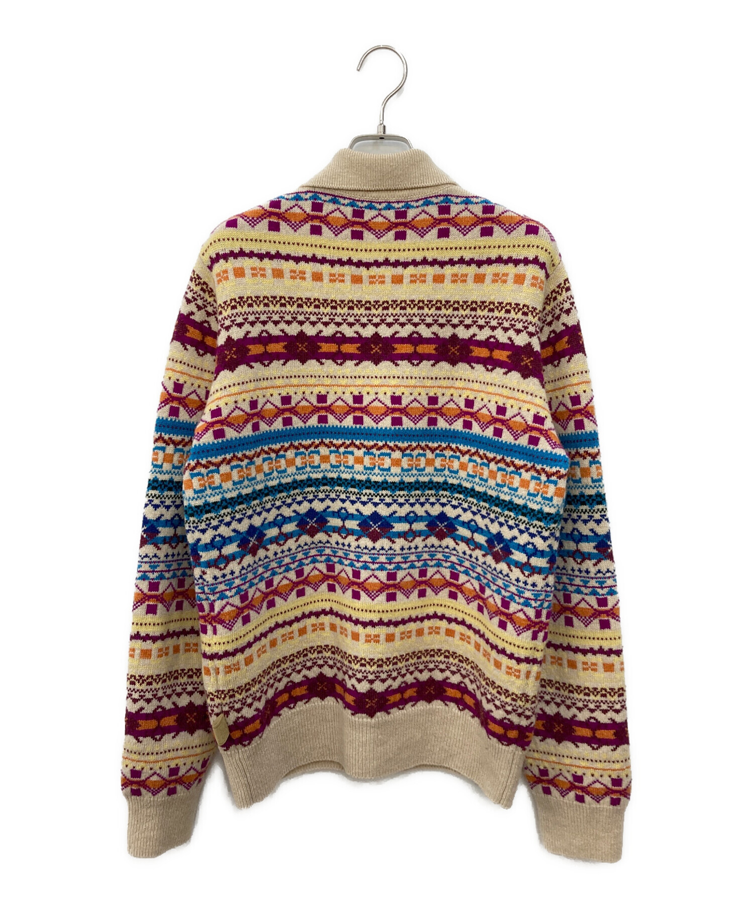 中古・古着通販】LOEWE (ロエベ) ウールジャカードポロニット マルチ