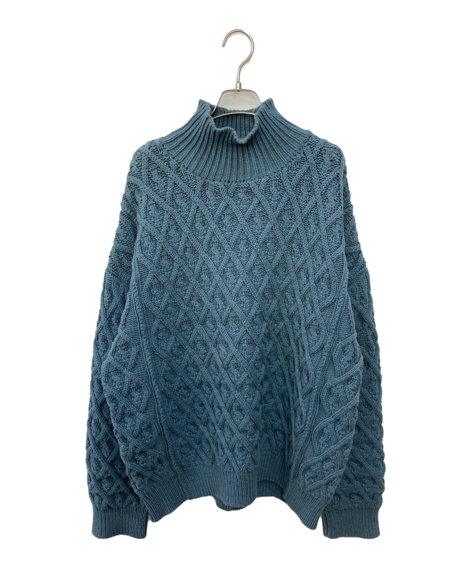 中古・古着通販】AURALEE (オーラリー) オーバーサイズケーブルニット