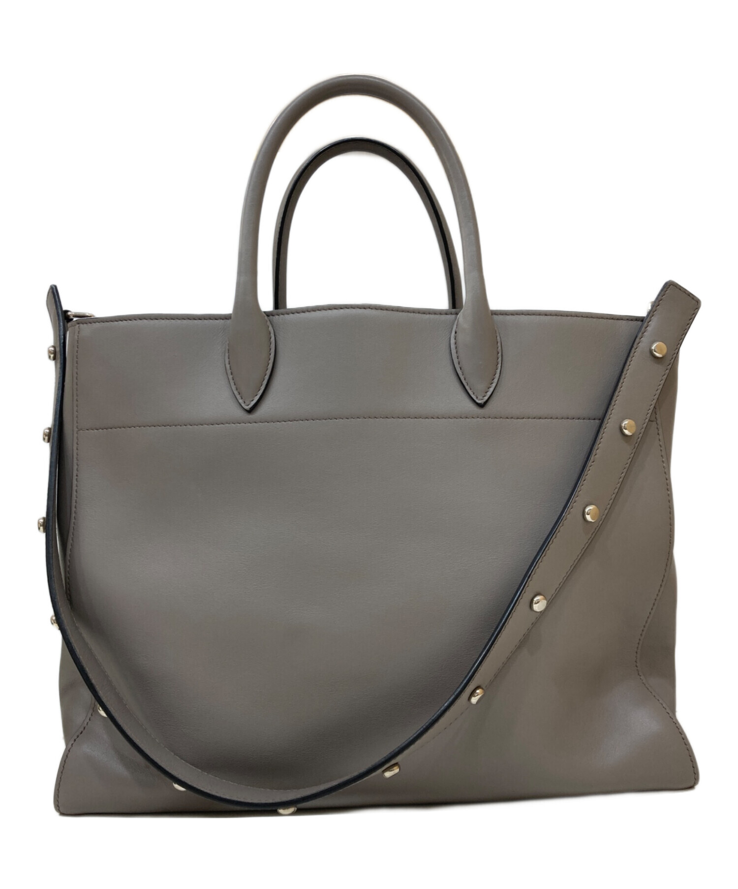 プラダ PRADA 2wayショルダーバッグ グレー PRADA シティカーフ