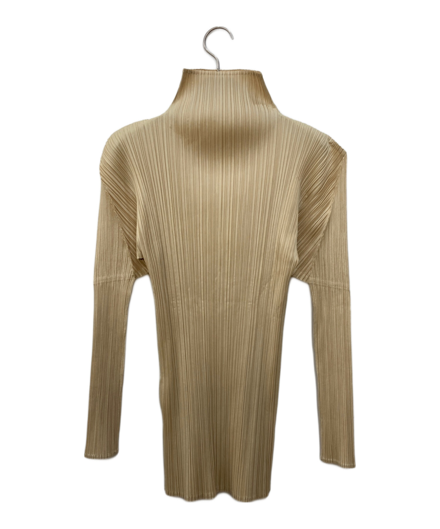 PLEATS PLEASE プリーツプリーズ 変形 ボートネック トップス 中古・古着通販】PLEATS PLEASE (プリーツプリーズ) 変形デザイン