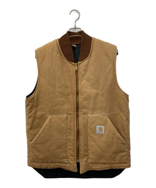 Carhartt ベージュ ノースリーブベスト 中古・古着通販】CarHartt (カーハート) ダックベスト ベージュ サイズ
