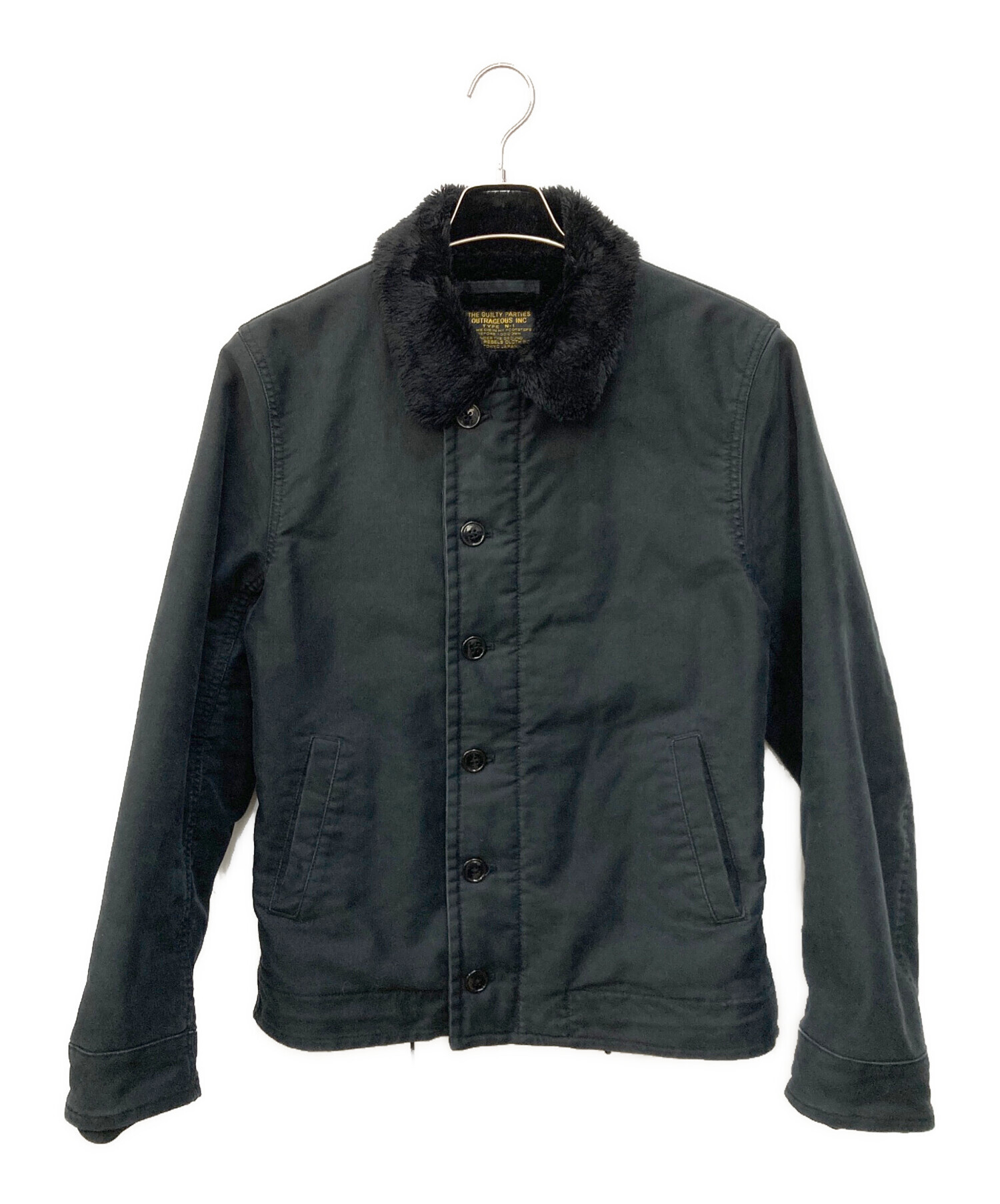 中古・古着通販】WACKO MARIA (ワコマリア) N-1 DECK JACKET ブラック 