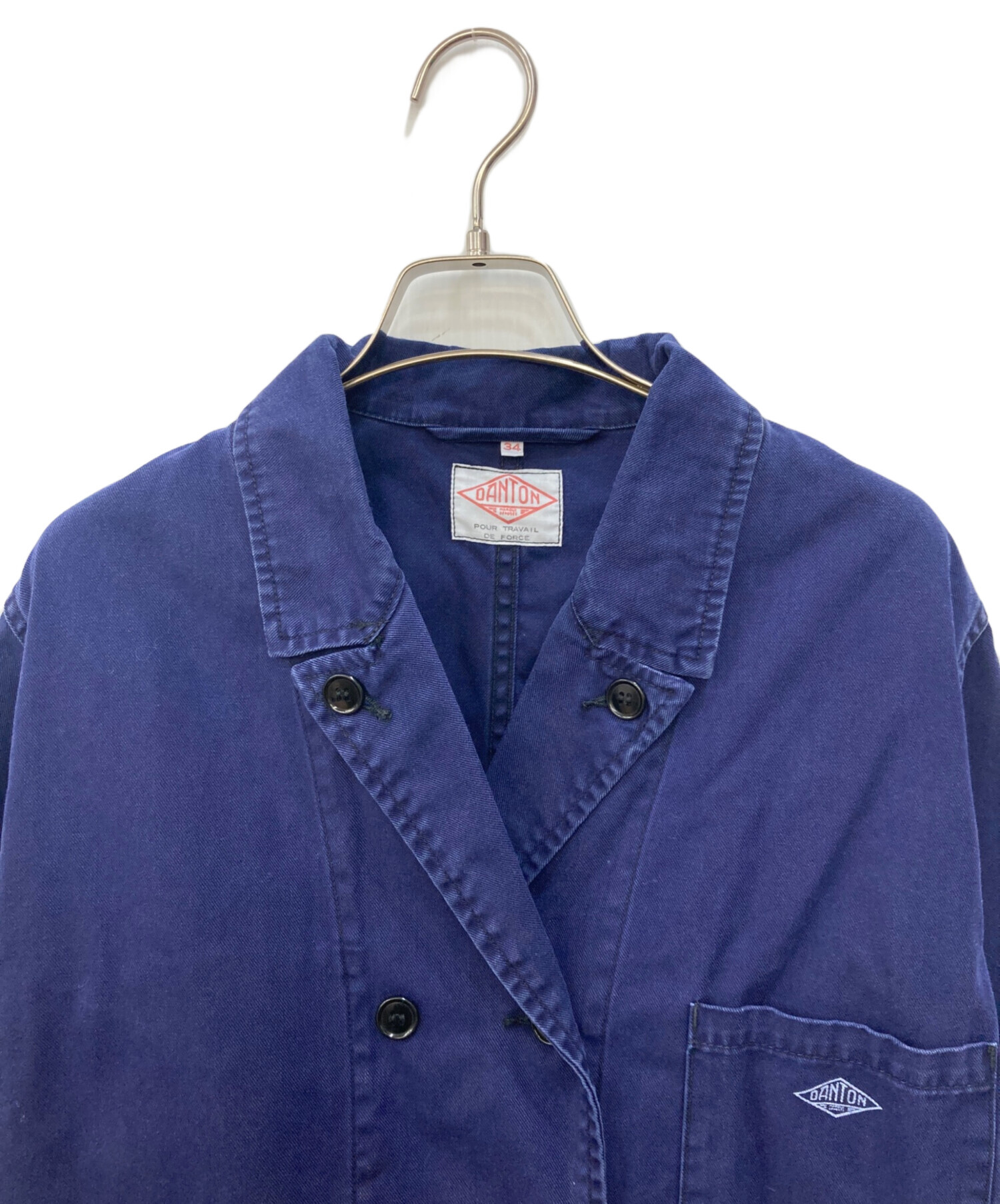中古・古着通販】DANTON (ダントン) シェフジャケット NCS ネイビー