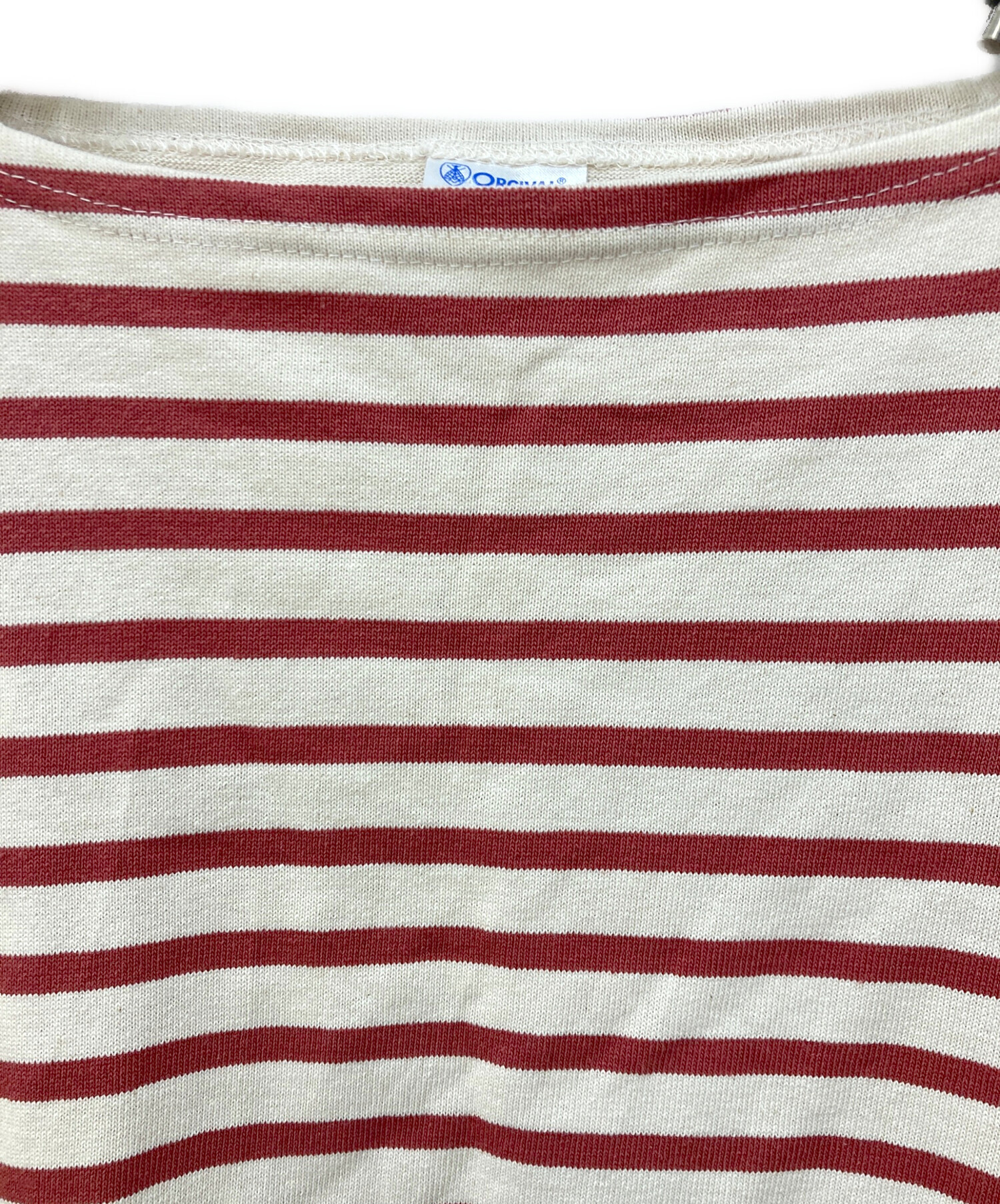 中古・古着通販】ORCIVAL (オーシバル) バスクシャツ レッド サイズ 