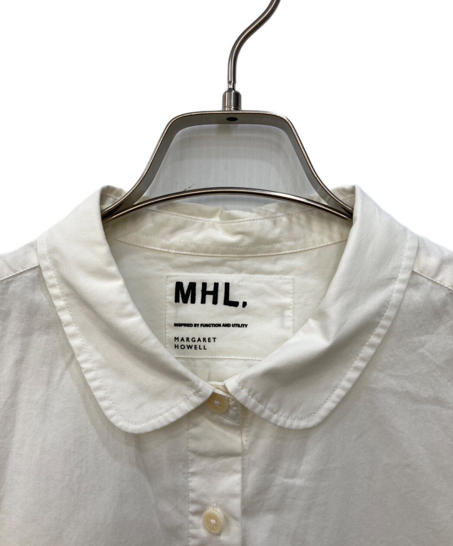 中古・古着通販】MHL (エムエイチエル) コットンシャツ アイボリー 