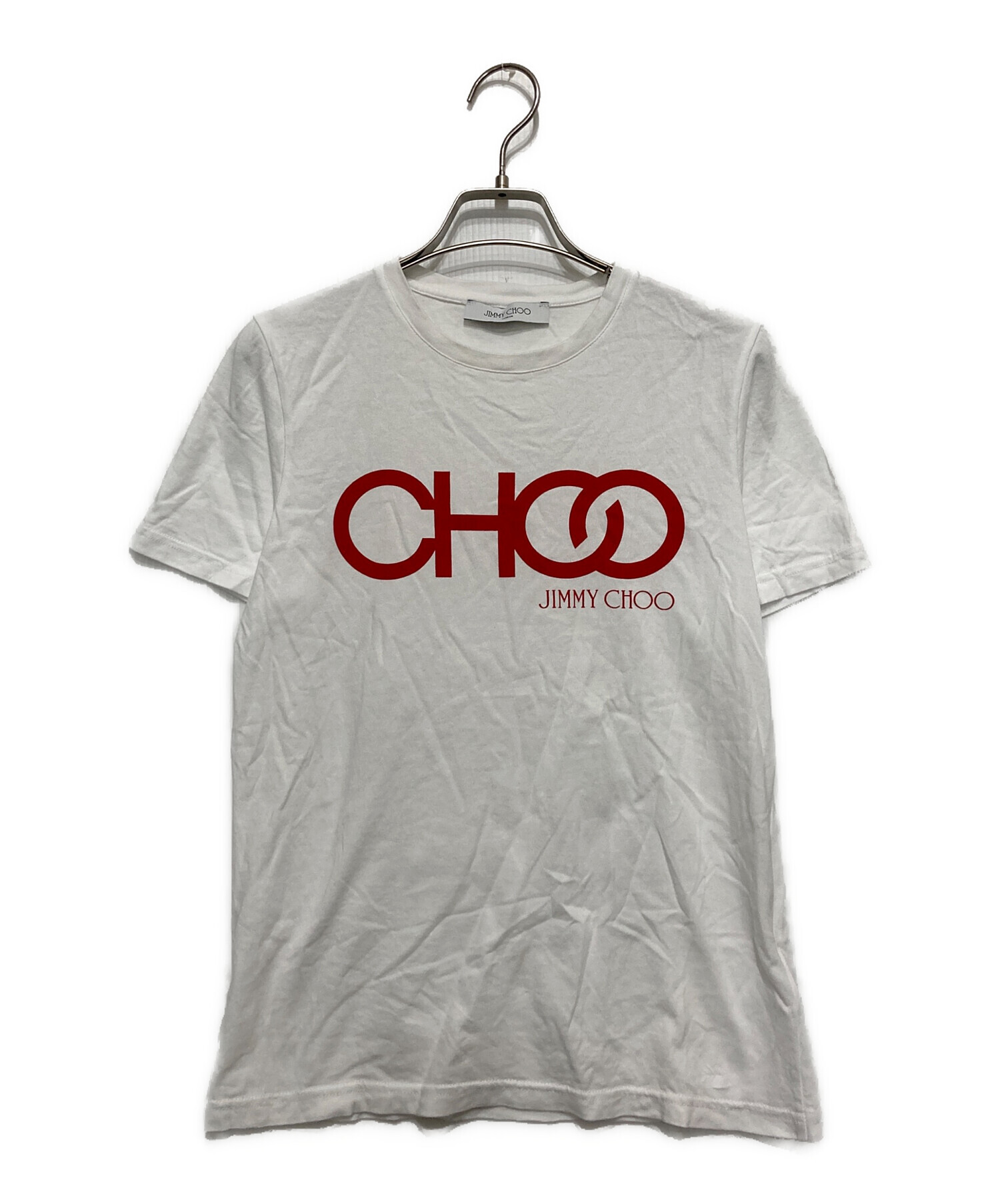 中古・古着通販】JIMMY CHOO (ジミーチュウ) ロゴTシャツ ホワイト 