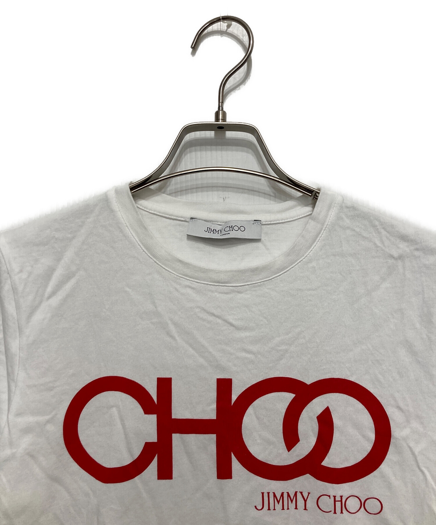 中古・古着通販】JIMMY CHOO (ジミーチュウ) ロゴTシャツ ホワイト 