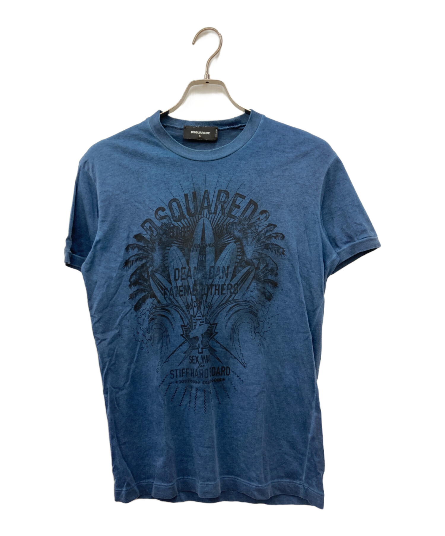 中古・古着通販】DSQUARED2 (ディースクエアード) Tシャツ ネイビー 