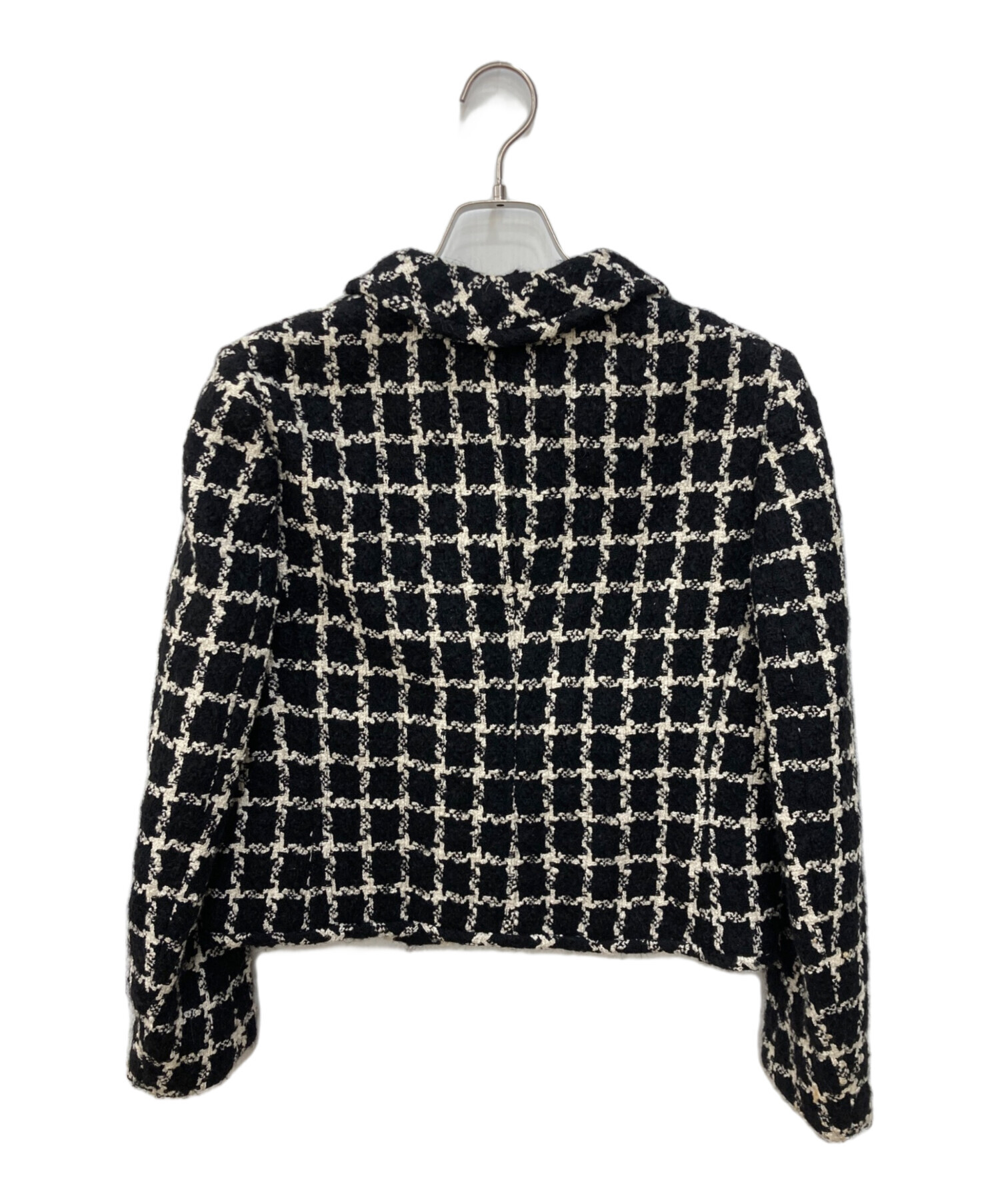 【美品✨】ヴァレンティノ　ツイード　テーラードジャケット イタリア製　高級 中古・古着通販】VALENTINO (ヴァレンティノ) ショート丈ツイード