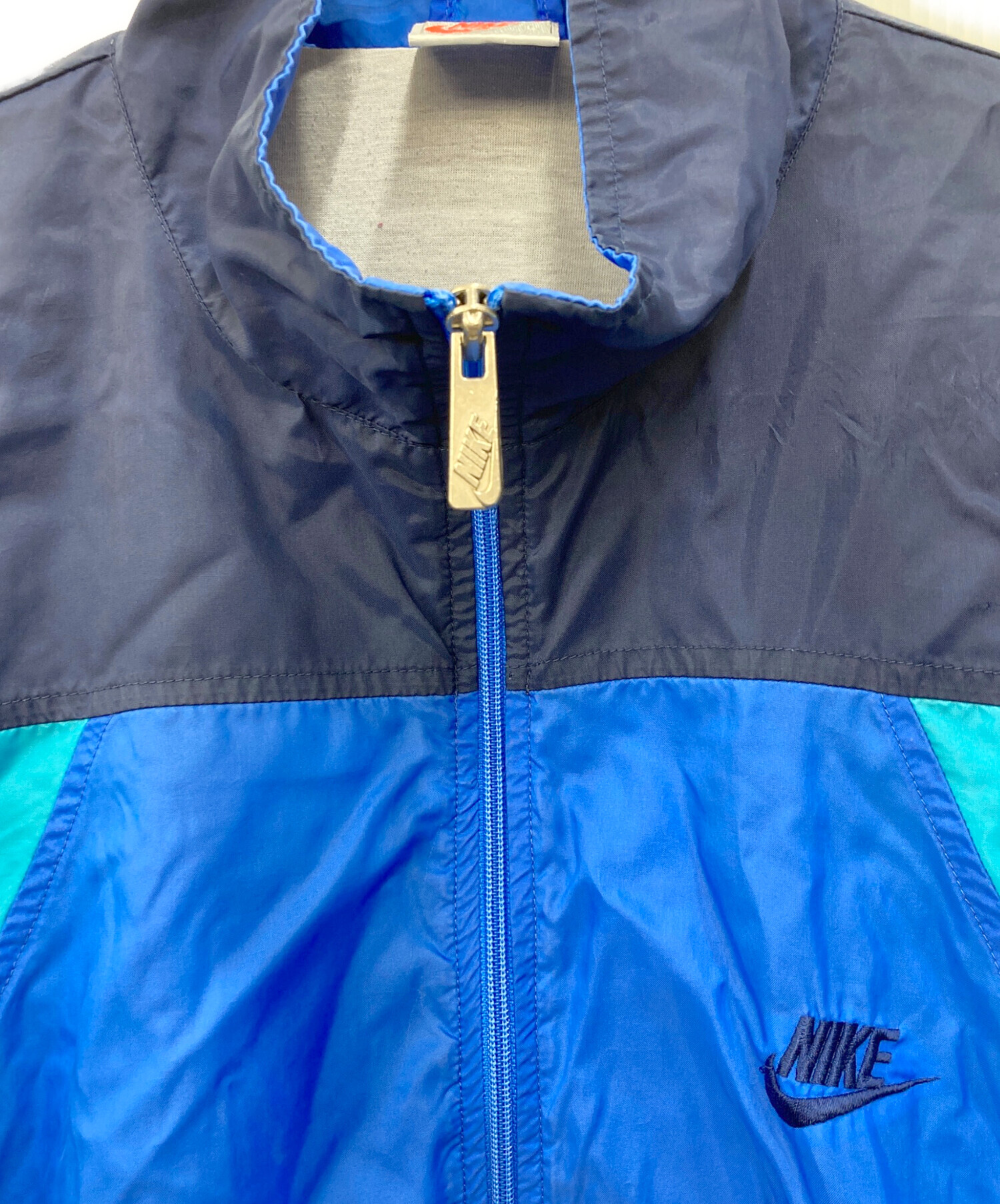 中古・古着通販】NIKE (ナイキ) 00's ジップアップジャケット ブルー