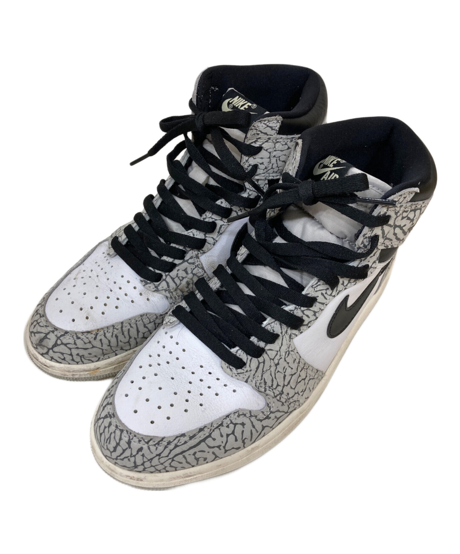 中古・古着通販】NIKE (ナイキ) Air Jordan 1 High OG White Cement 