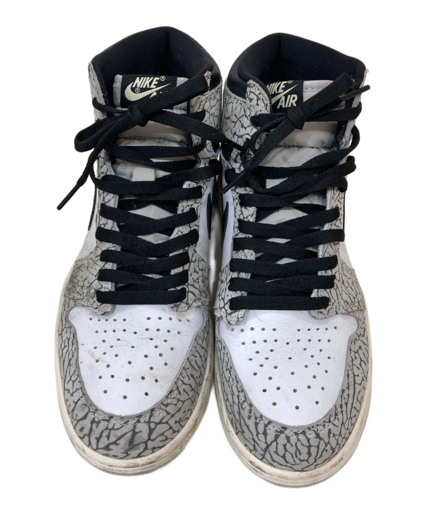 中古・古着通販】NIKE (ナイキ) Air Jordan 1 High OG White Cement 