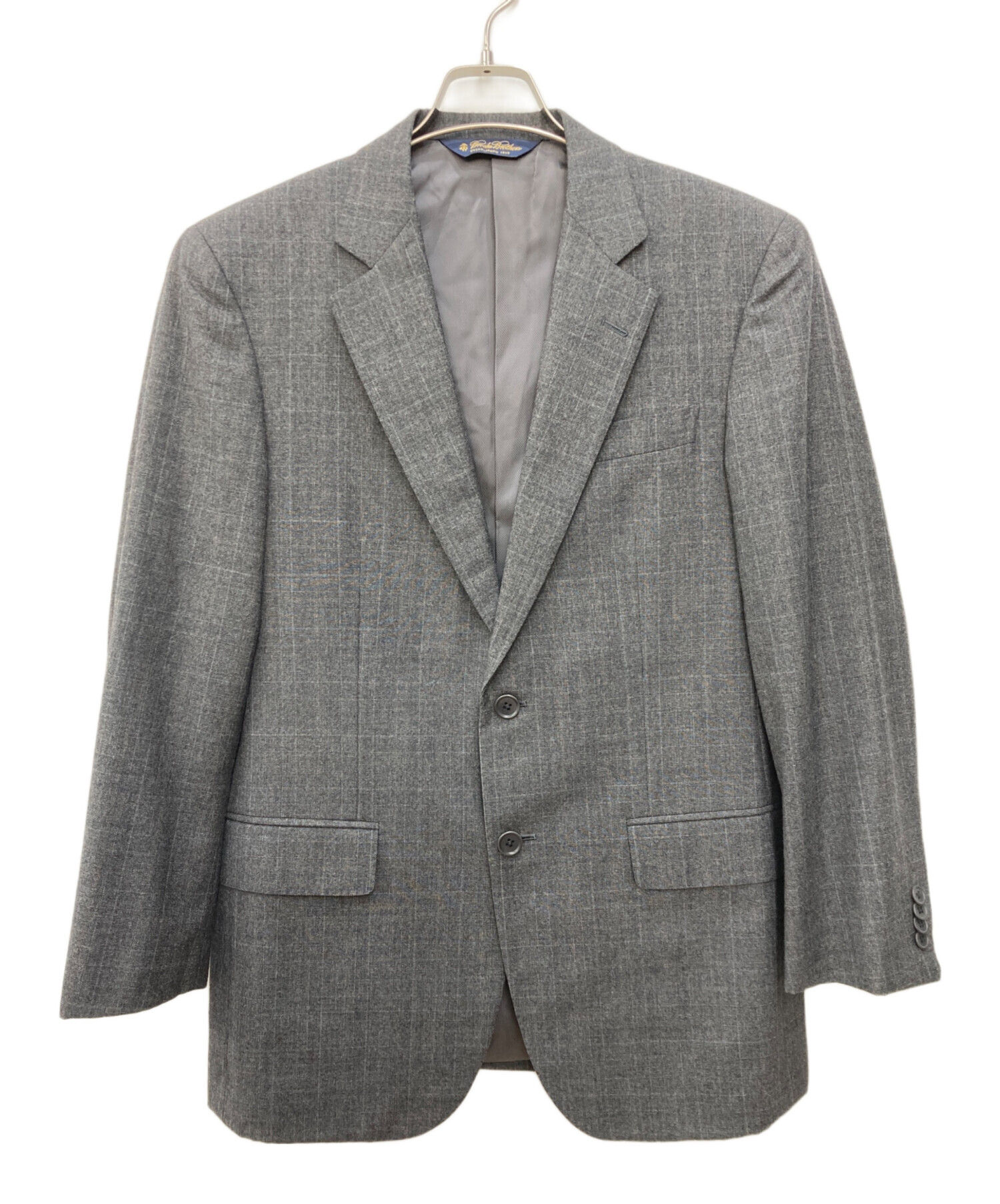ブルックスブラザーズ 40REG モヘヤ混 セットアップ スーツ グレー 中古・古着通販】BROOKS BROTHERS (ブルックスブラザーズ
