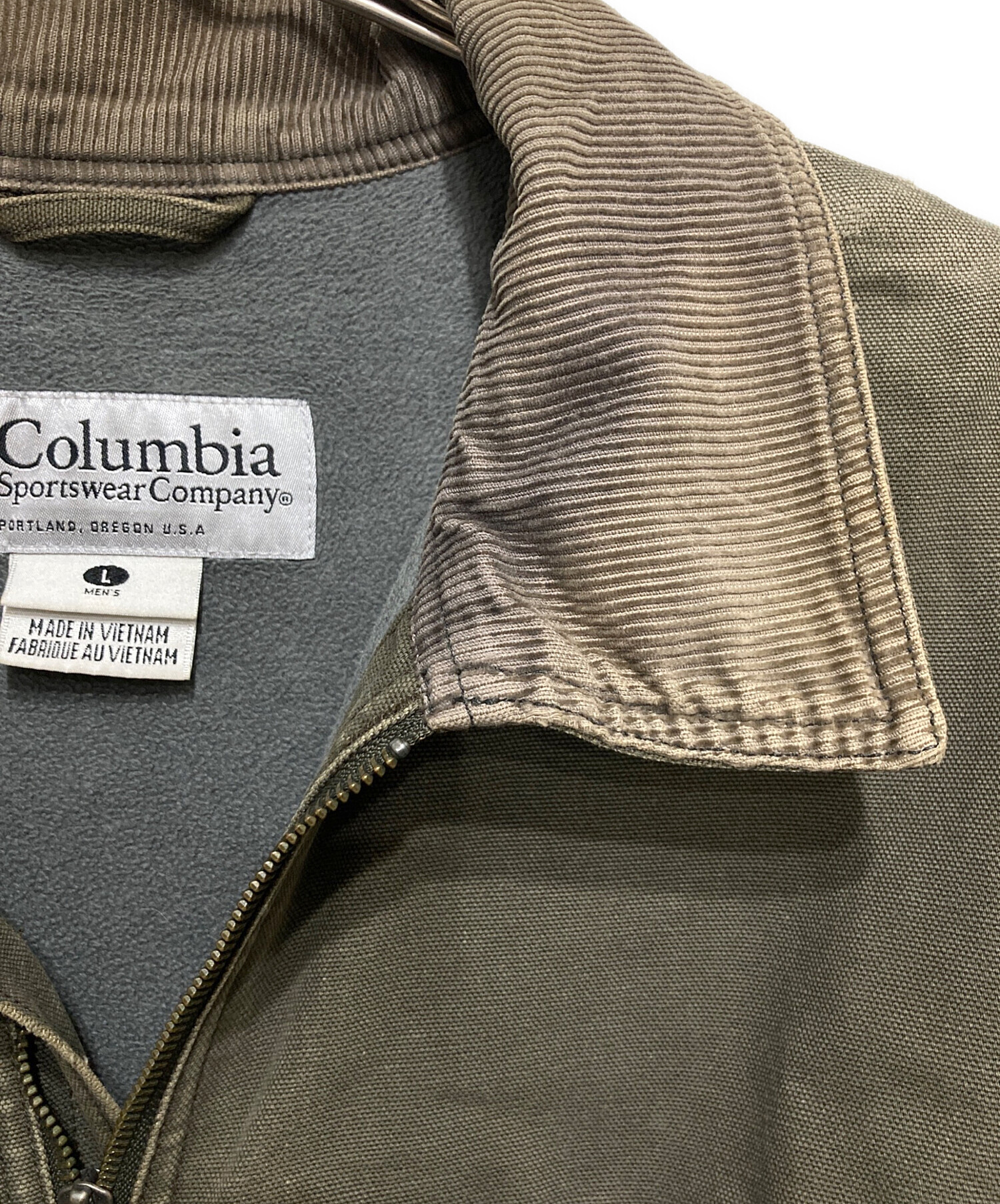 中古・古着通販】Columbia (コロンビア) ワークジャケット カーキ 