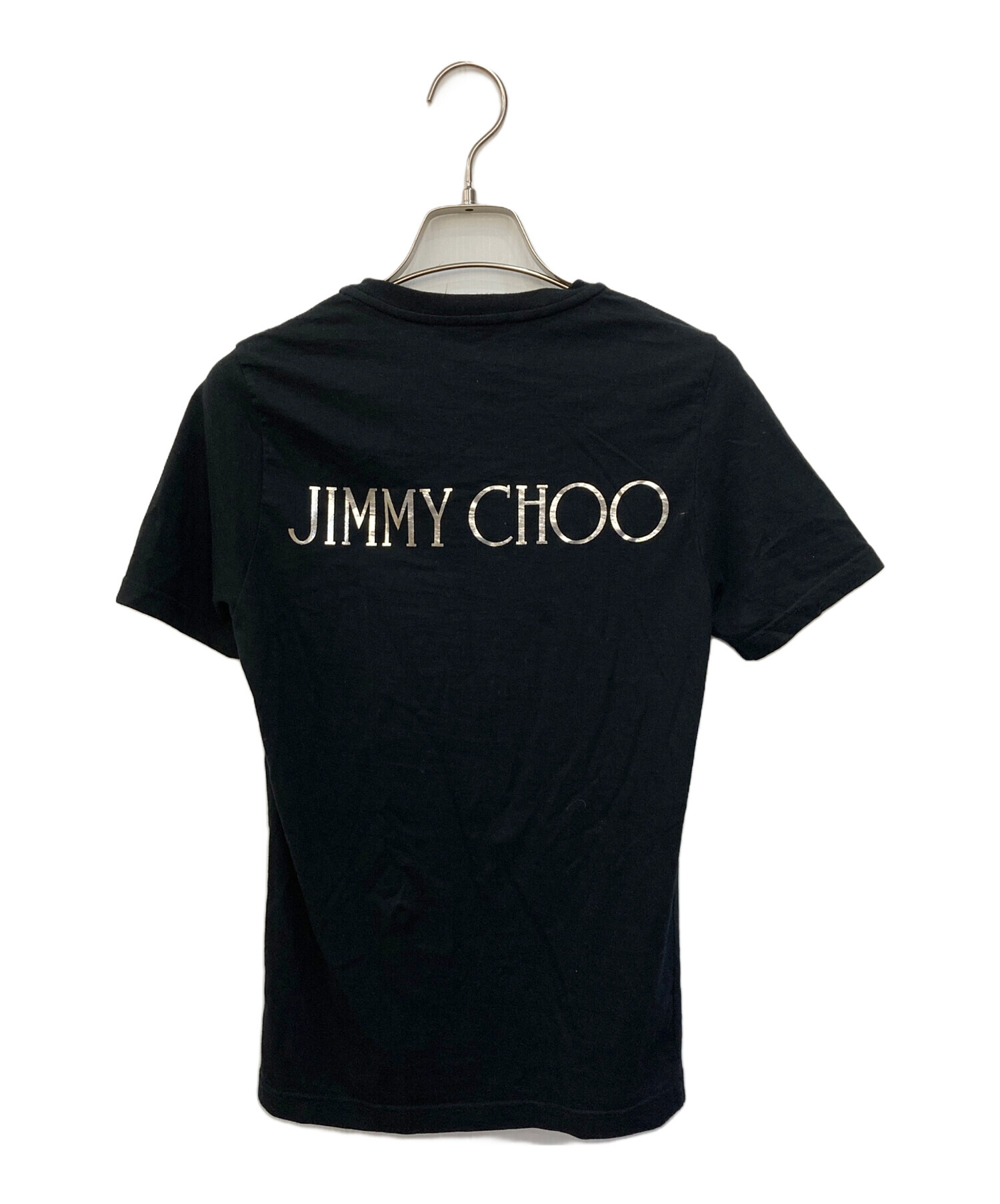 中古・古着通販】JIMMY CHOO (ジミーチュウ) ロゴプリントTシャツ 中古・古着通販】JIMMY CHOO (ジミーチュウ) ロゴプリントTシャツ