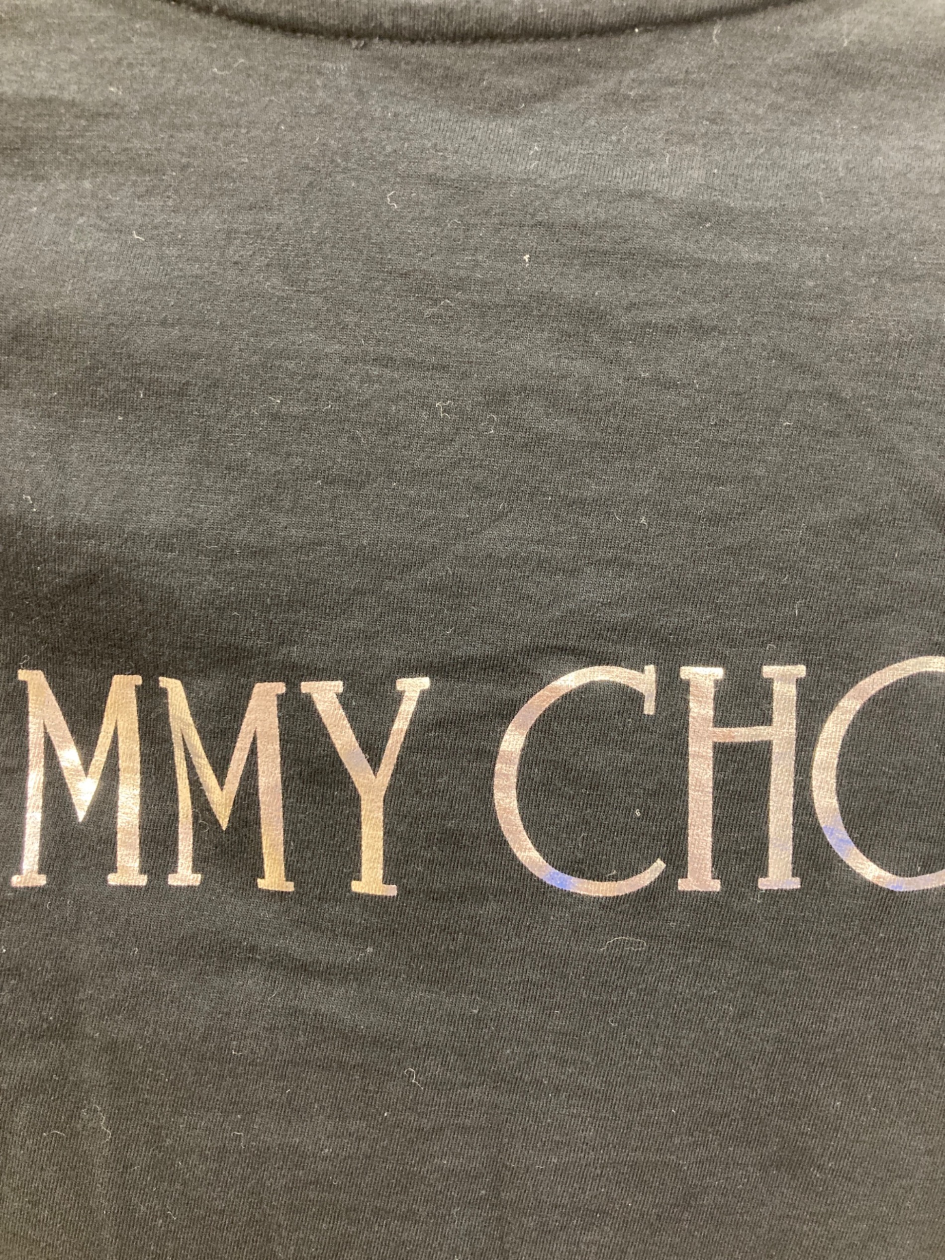 中古・古着通販】JIMMY CHOO (ジミーチュウ) ロゴプリントTシャツ 