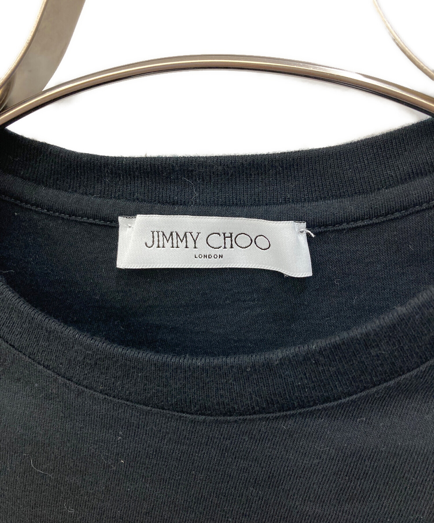 中古・古着通販】JIMMY CHOO (ジミーチュウ) ロゴプリントTシャツ