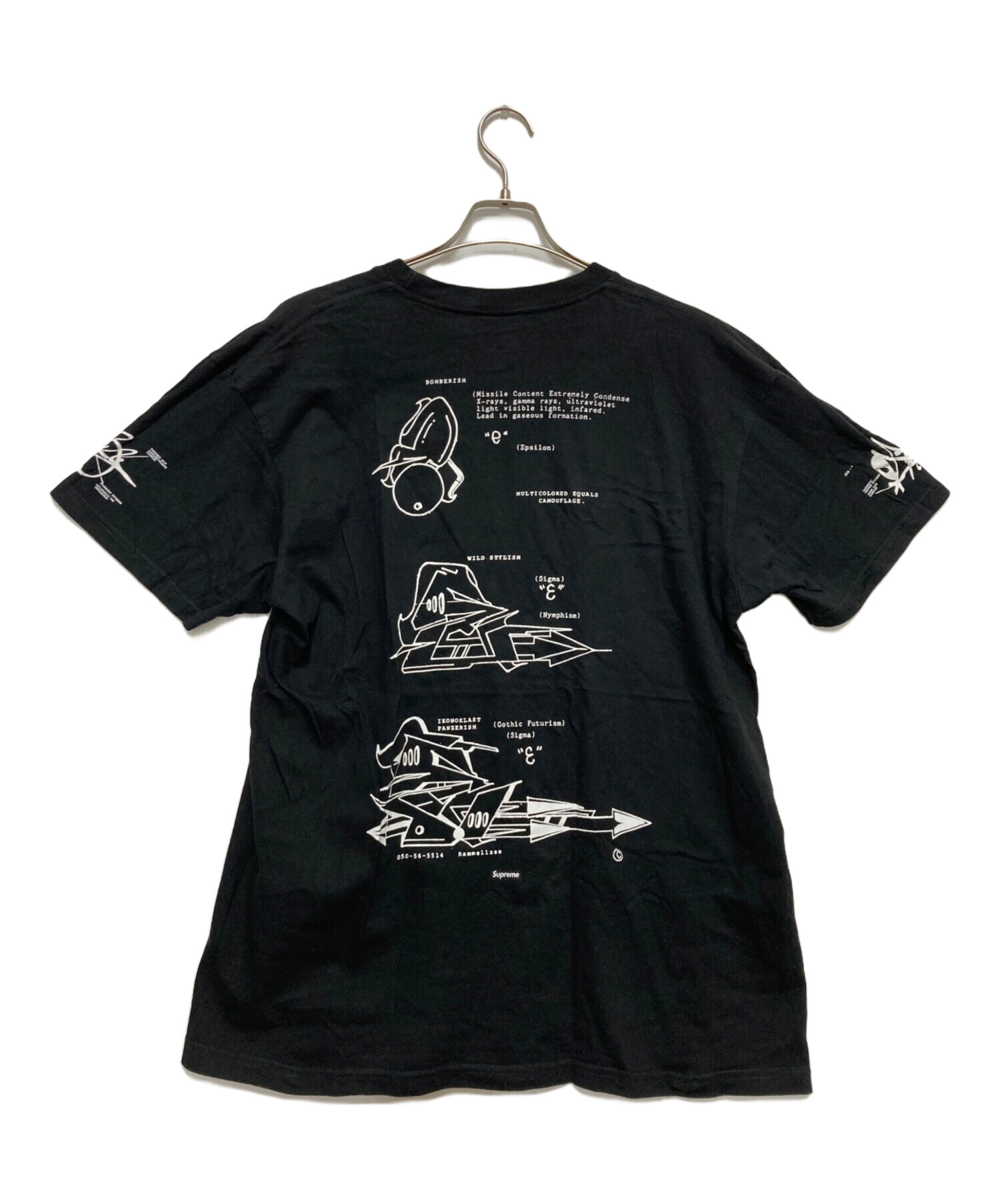 中古・古着通販】SUPREME (シュプリーム) Rammellzee Tag Tee ブラック 