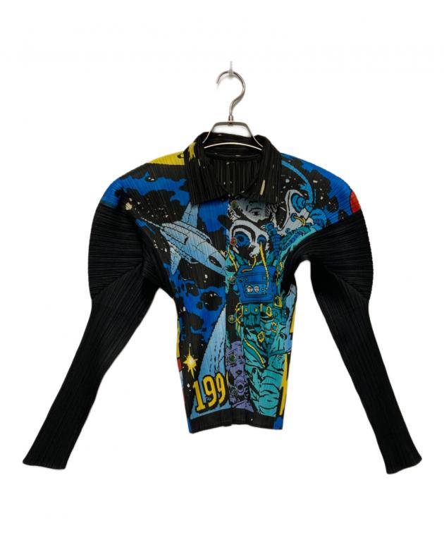 PLEATS PLEASE （プリーツプリーズ）アメコミ柄プリーツシャツ