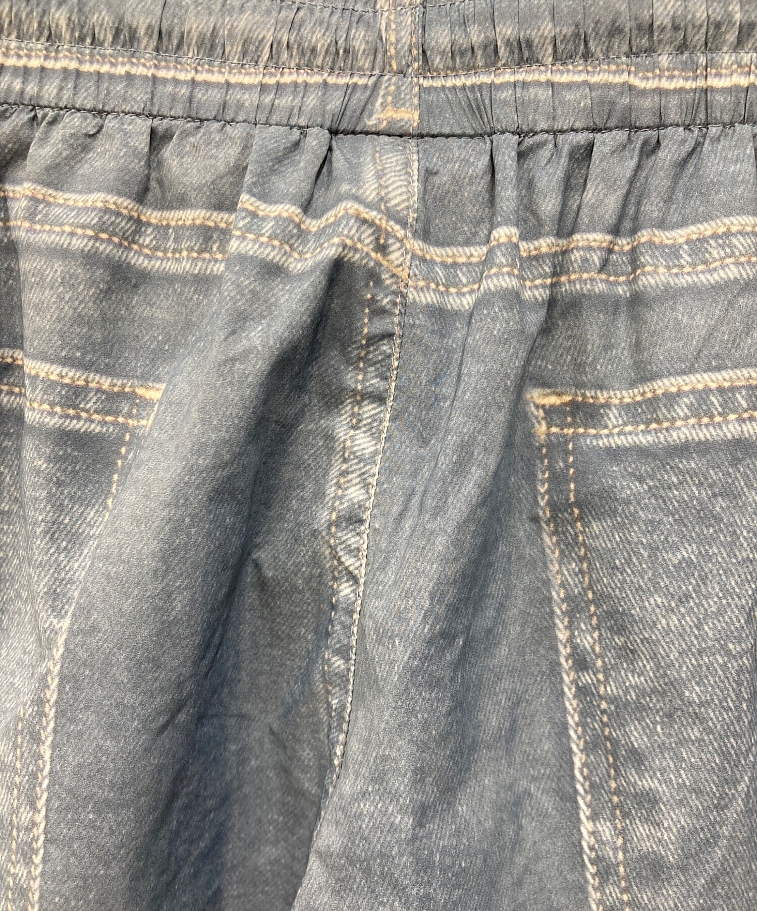 中古・古着通販】DIESEL (ディーゼル) デニムプリントナイロンパンツ
