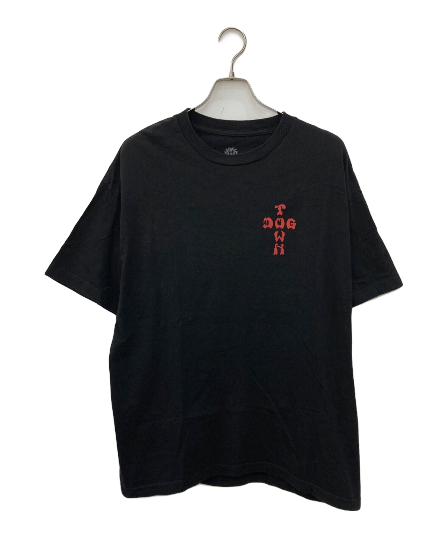 中古・古着通販】DOG TOWN (ドッグ タウン) プリントTシャツ ブラック 