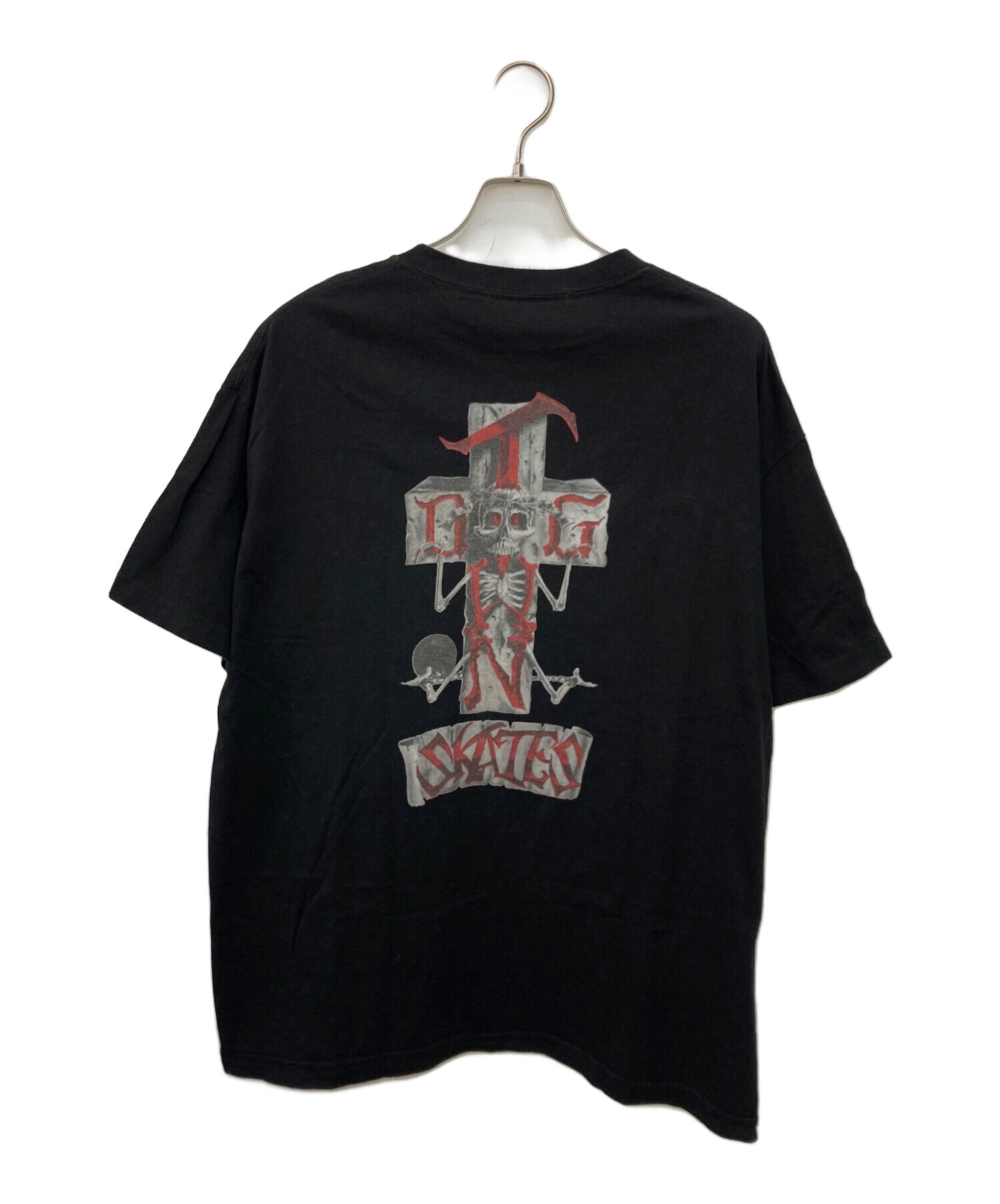中古・古着通販】DOG TOWN (ドッグ タウン) プリントTシャツ ブラック 