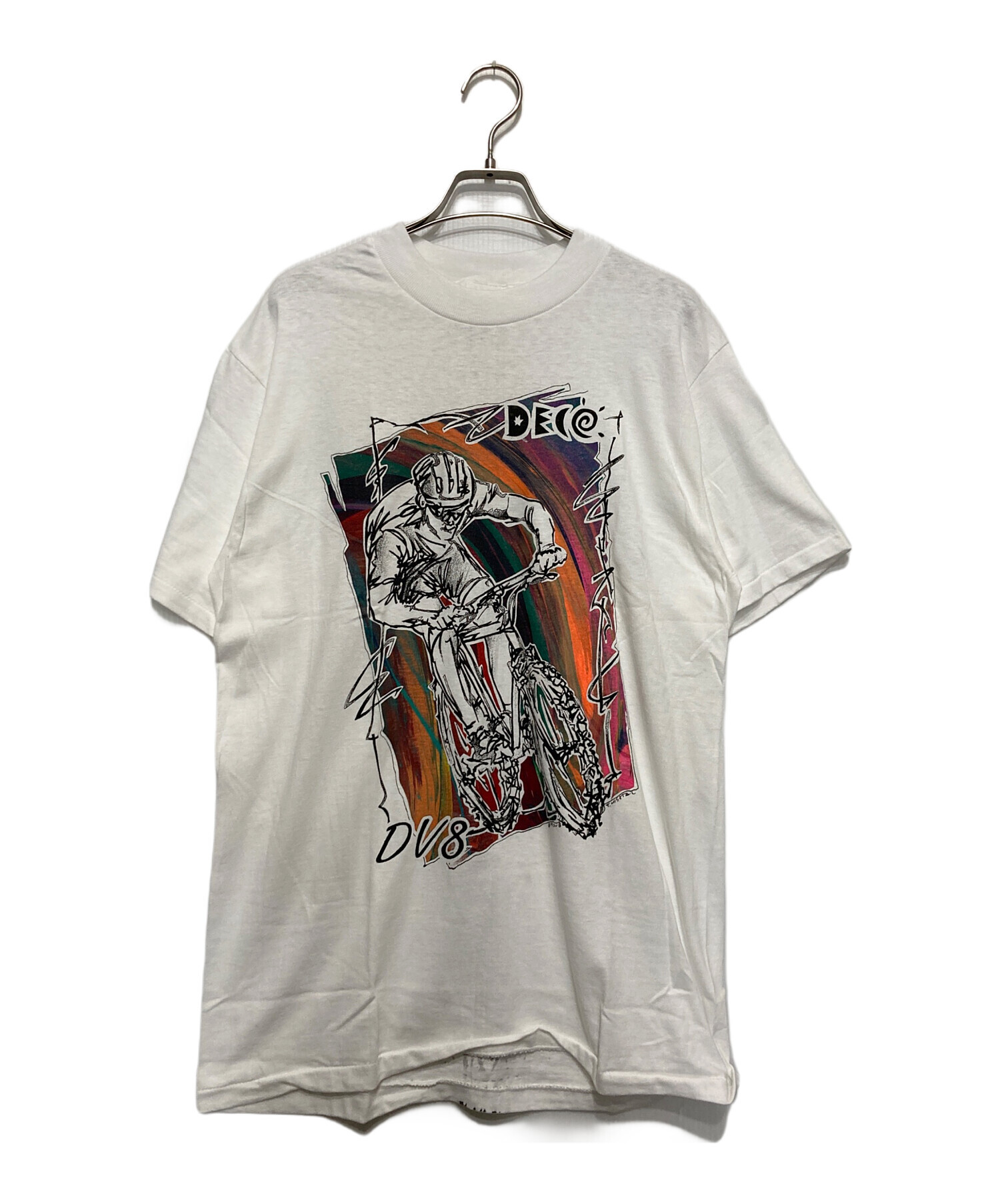 L 古着 オニータ ONEITA 半袖 ビンテージ Tシャツ メンズ 90年代 90s バイクウィーク コットン クルーネック USA製 水色 26apr04 古着屋RushOut - 通販 - Yahoo ショッピング