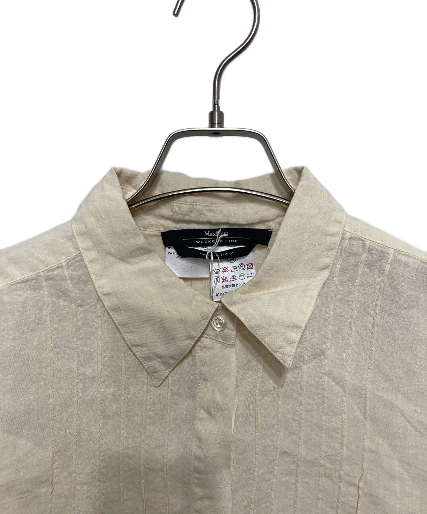 MAX MARA WEEK END LINE カジュアルシャツ XL 白 【古着】【中古】【送料無料】 中古・古着通販】Max Mara WEEK END LINE (マックスマーラ