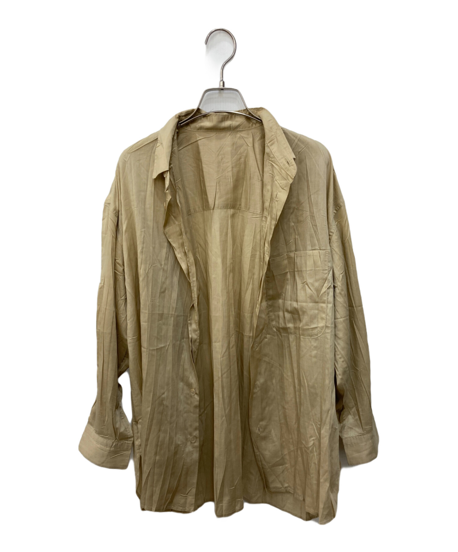 中古・古着通販】ISSEY MIYAKE (イッセイミヤケ) ポリリネンシワ