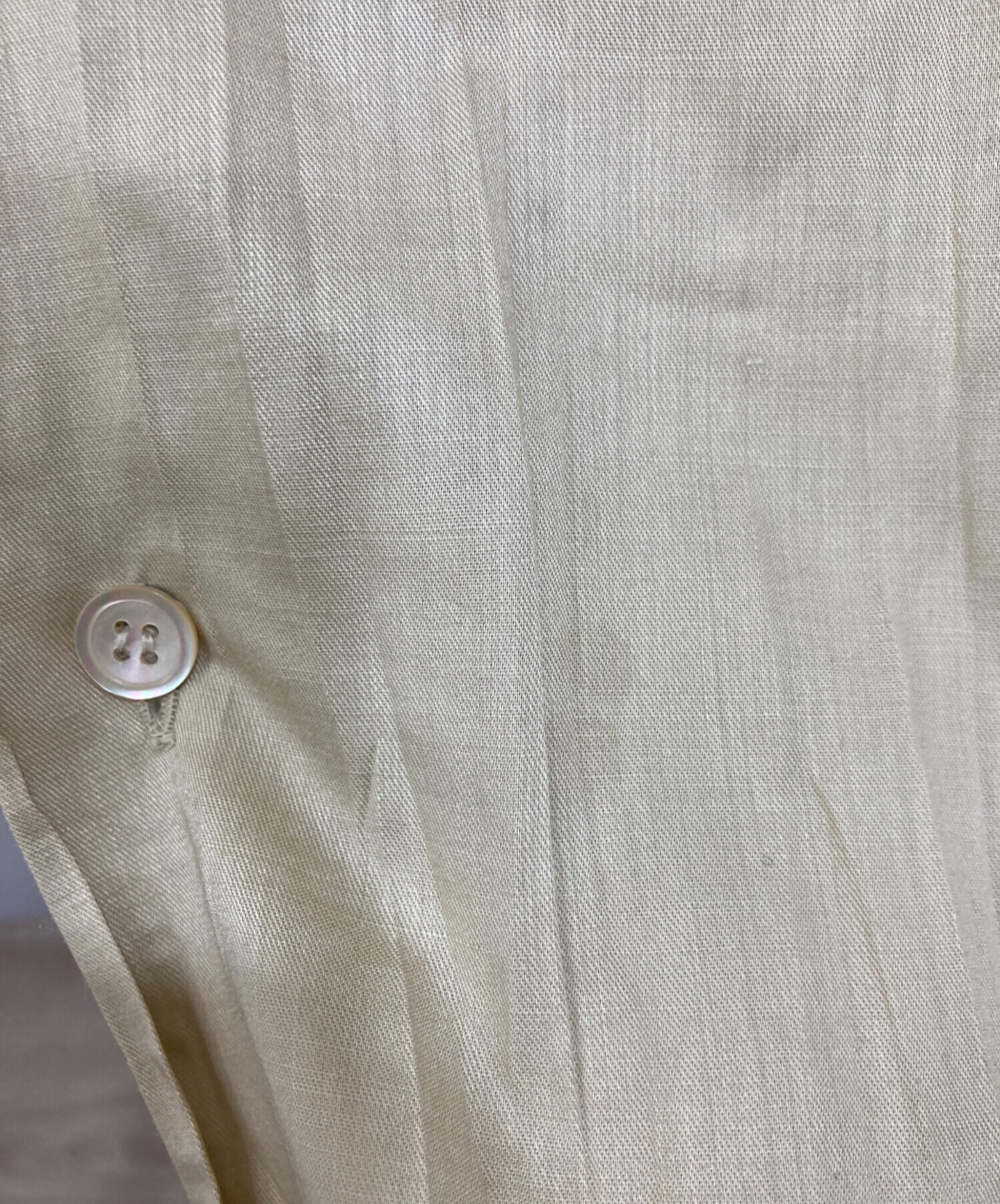 中古・古着通販】ISSEY MIYAKE (イッセイミヤケ) ポリリネンシワ