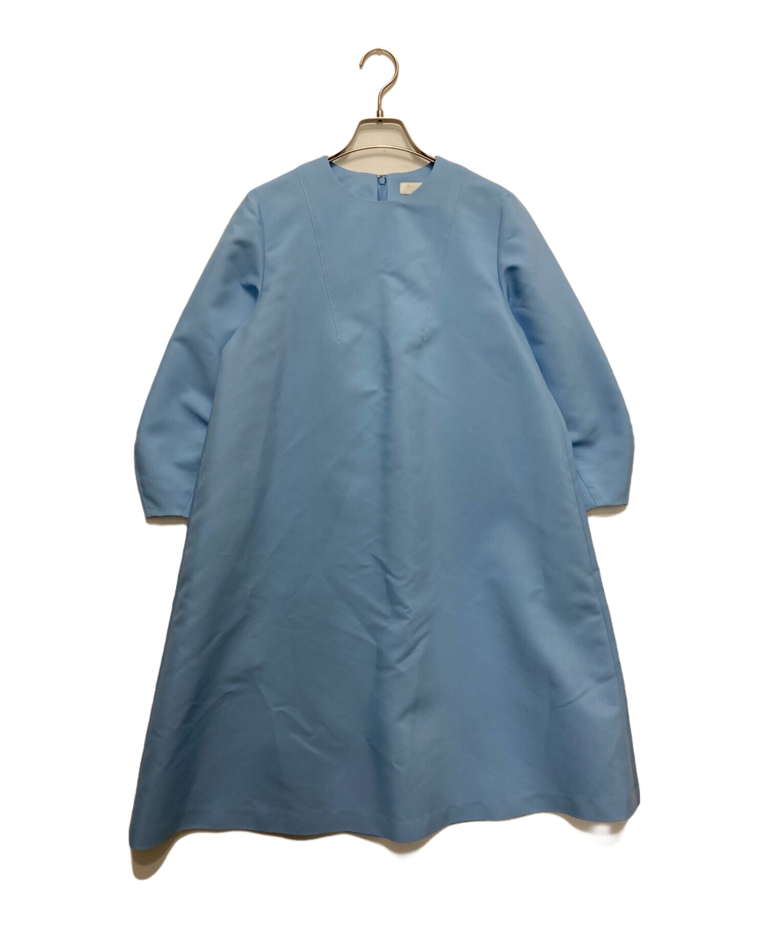 ballsey ハイカウントダブルクロス Aラインワンピース36 コーディネート>Ballsey ハイカウントダブルクロス Aラインワンピース