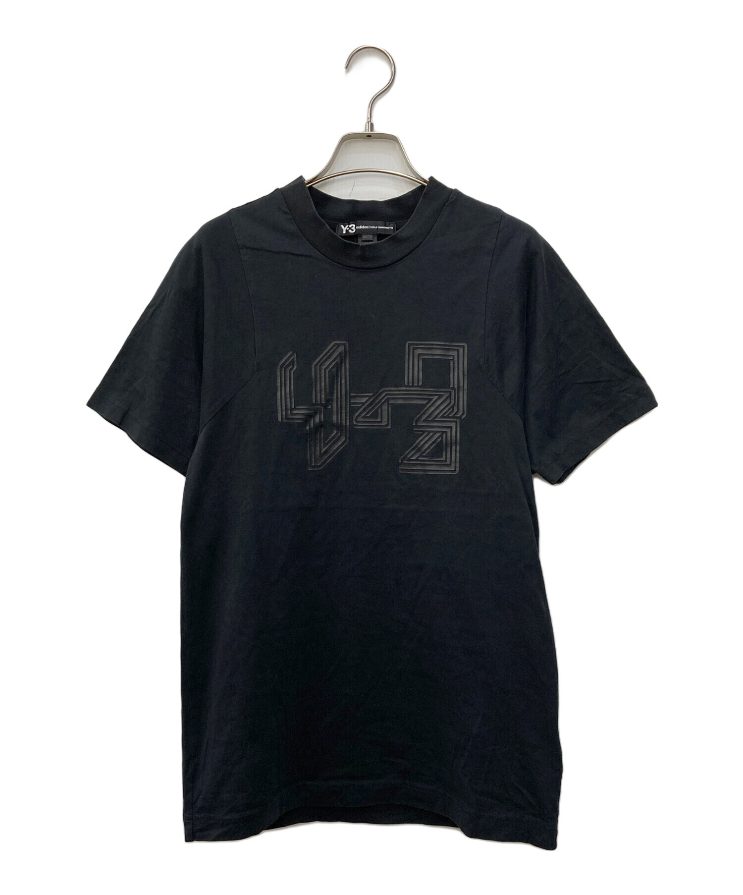Y-3 ワイスリー Tシャツ・カットソー XS 黒 【古着】【中古】【送料無料】 中古・古着通販】Y-3 (ワイスリー) Tシャツ ブラック サイズ:XS